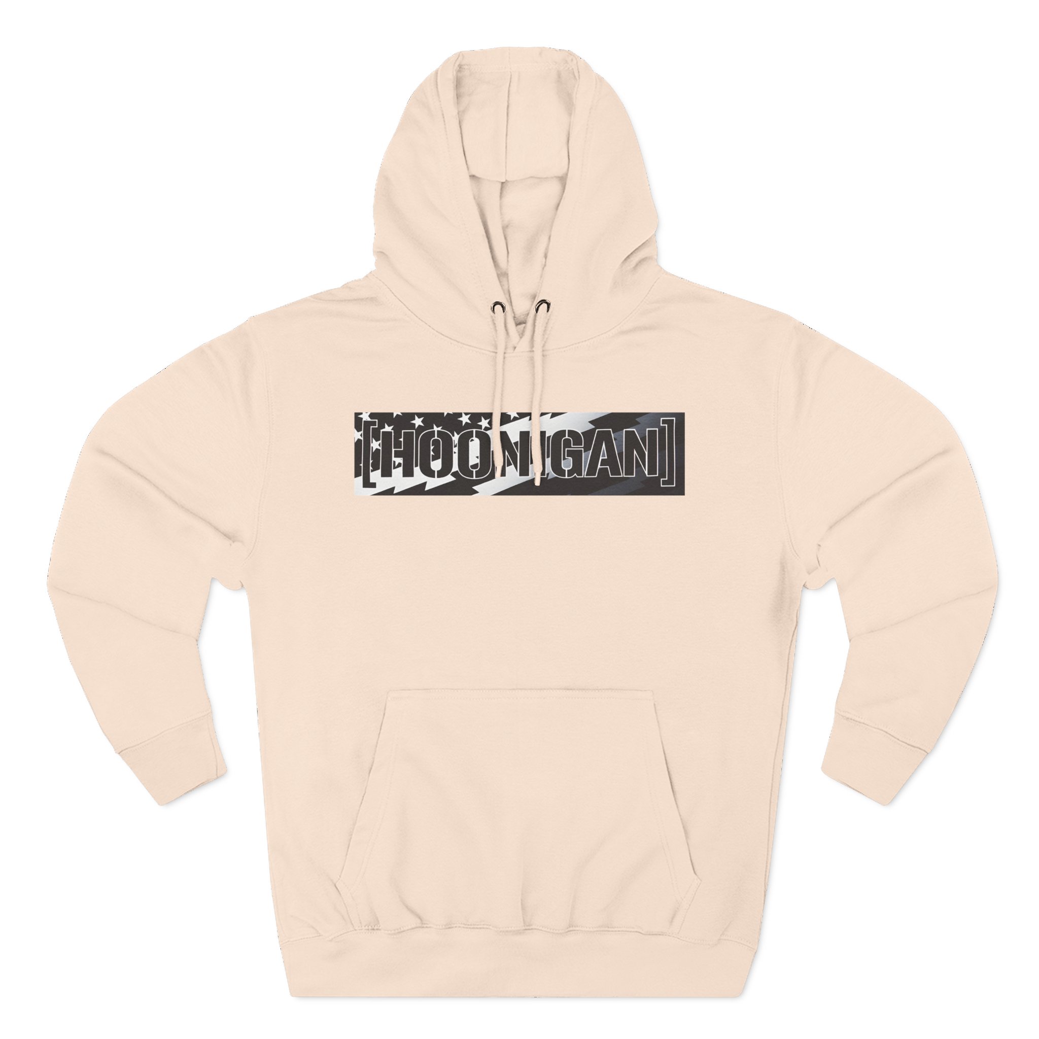 Ken Block Hoonigan Stars & Stripes Censor Bar Three-Panel Fleece Hoodie