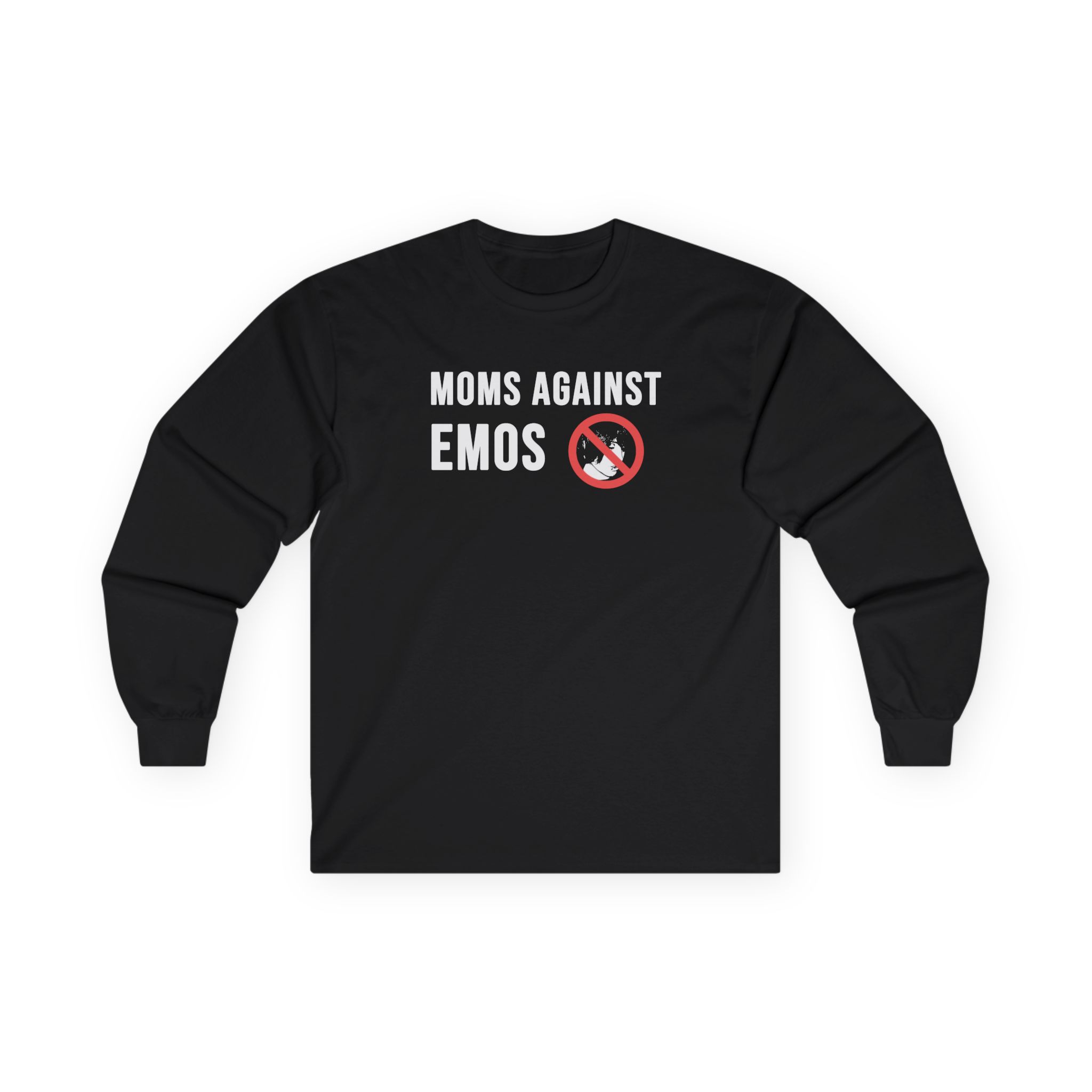 Jake & Johnnie Moms Against Emos Unisex Ultra Cotton Long Sleeve Tee
