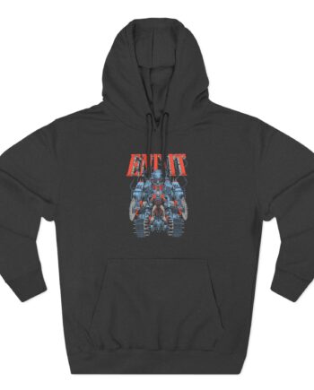 End It Mech Three-Panel Fleece Hoodie