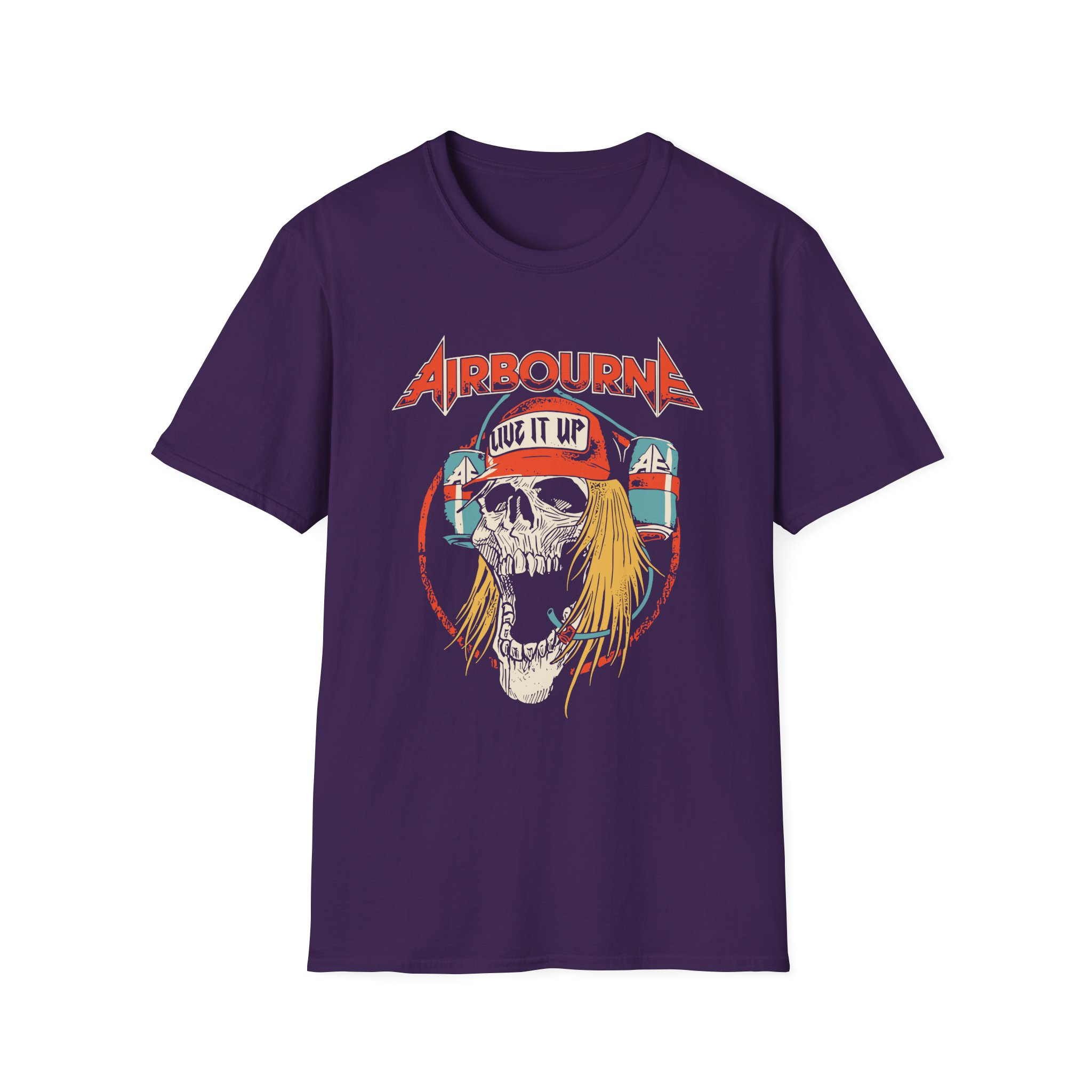 Airbourne Live It Up Unisex Softstyle T-Shirt