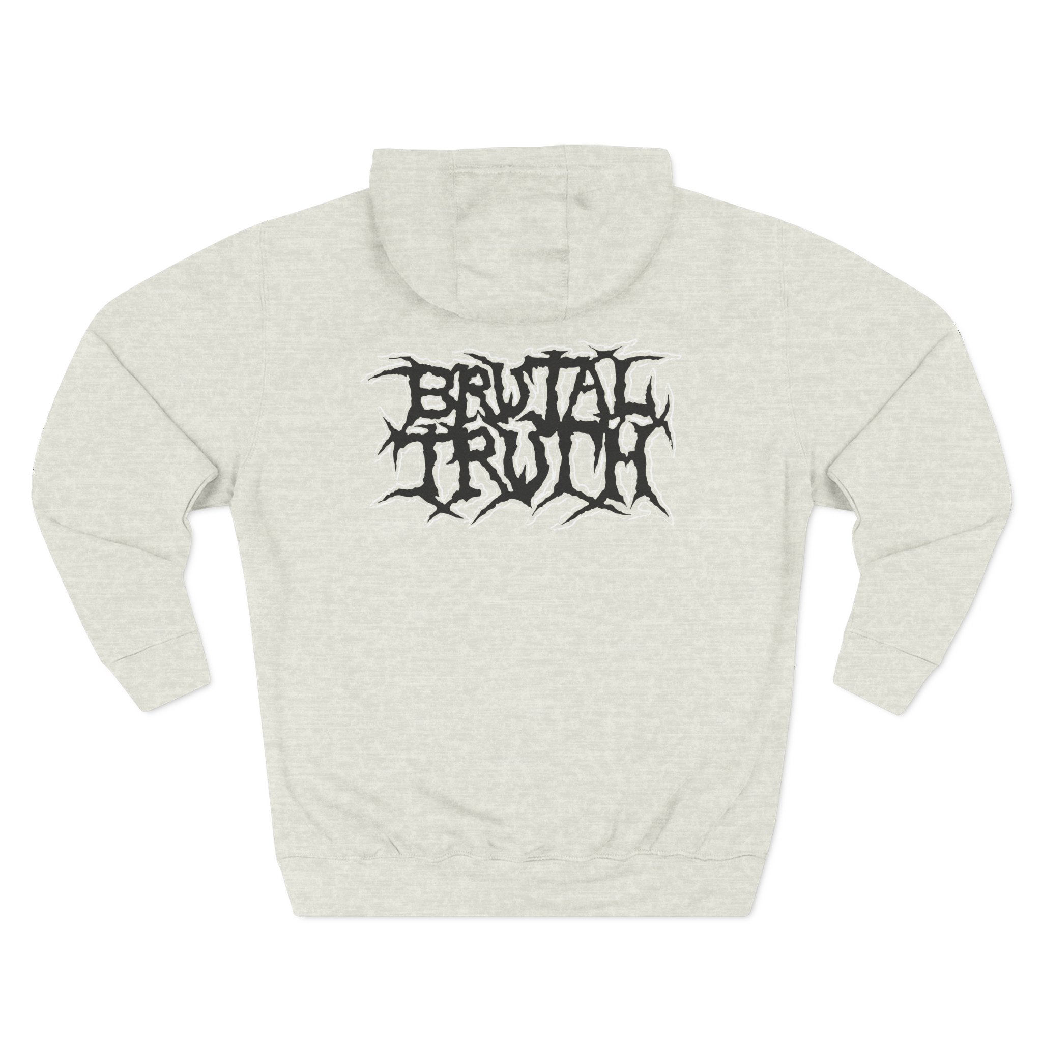 Brutal Truth I Weed Grind Three-Panel Fleece Hoodie