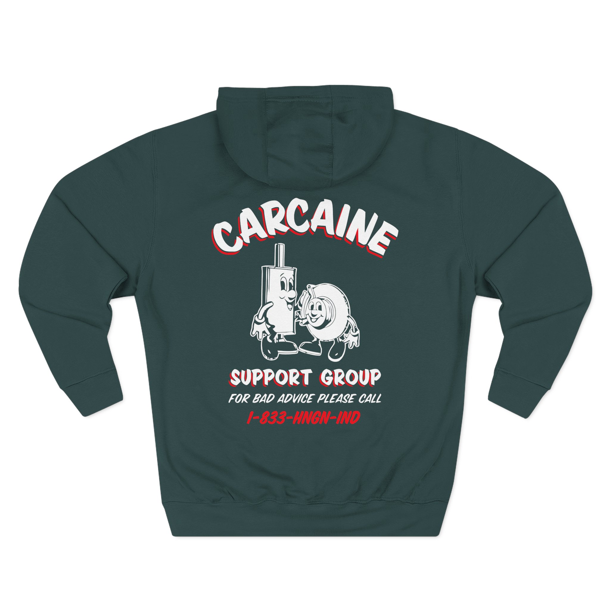 Ken Block Hoonigan Carcaine Support Group Three-Panel Fleece Hoodie