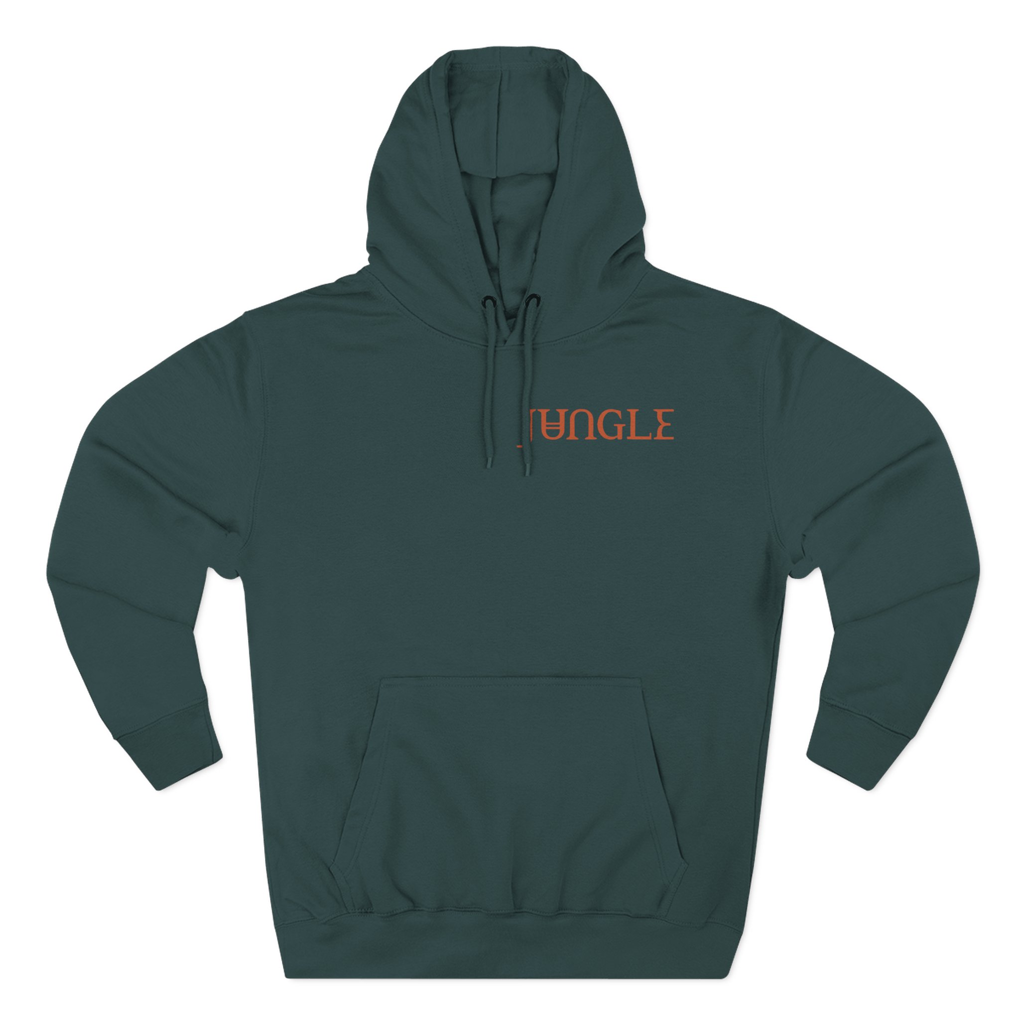Jungle / Volcano Paradise Stamp Three-Panel Fleece Hoodie