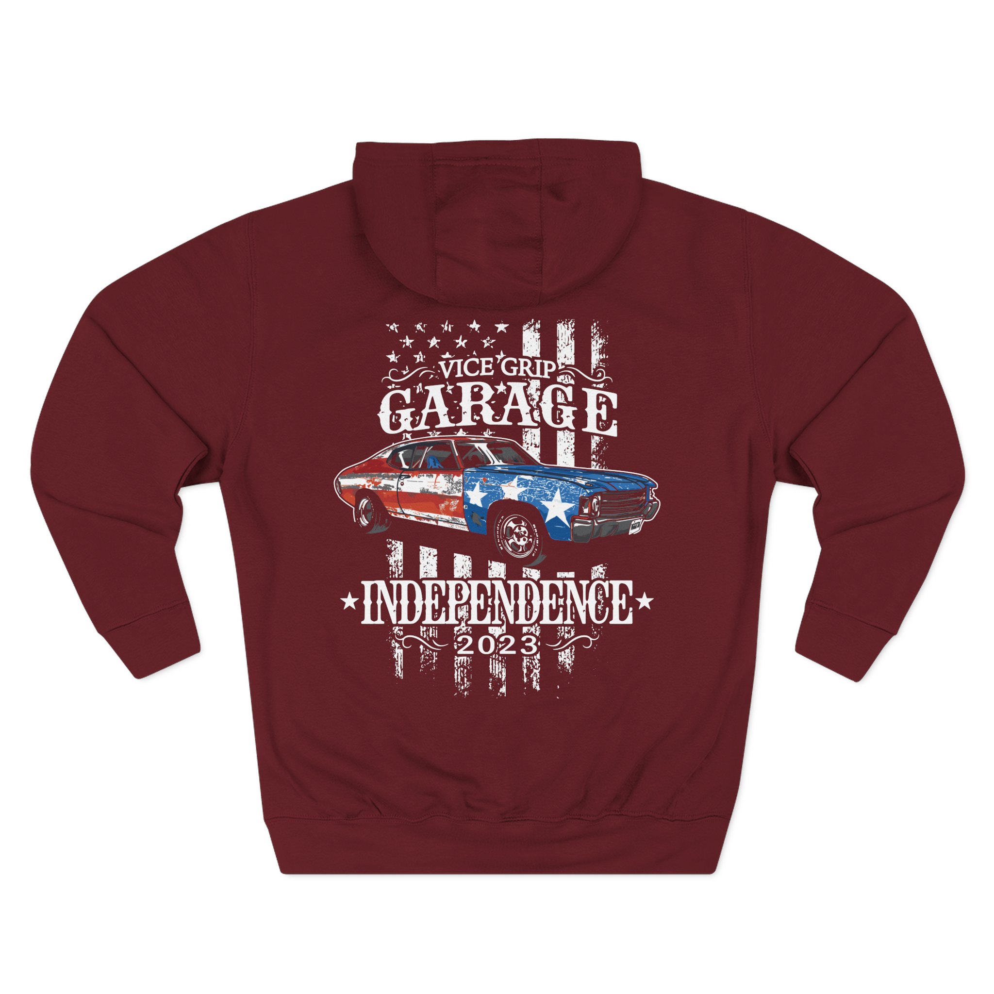 Vicegripgarage Independence 2023 Three-Panel Fleece Hoodie