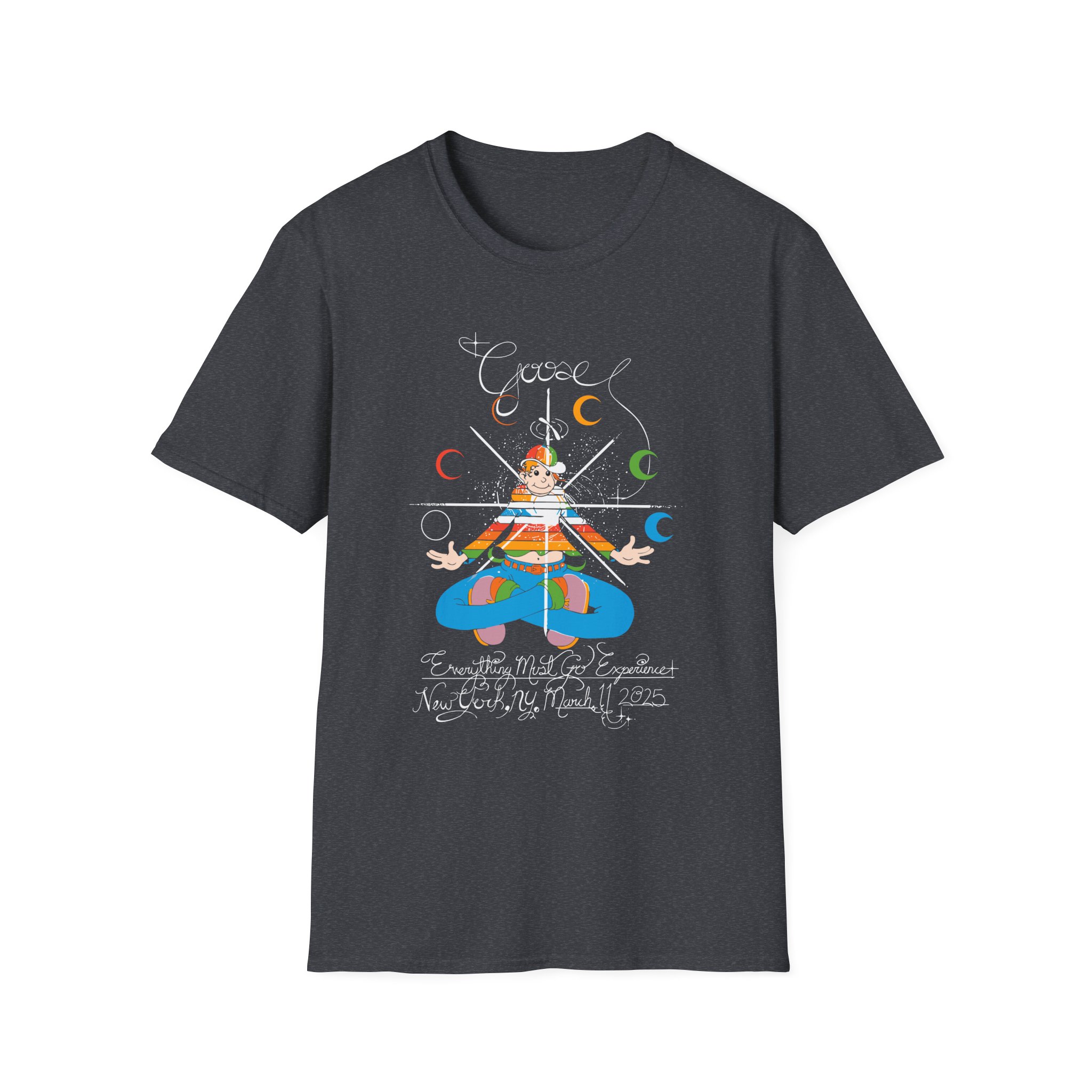 Goose Rainbow Kid EMG Experienc Unisex Softstyle T-Shirt