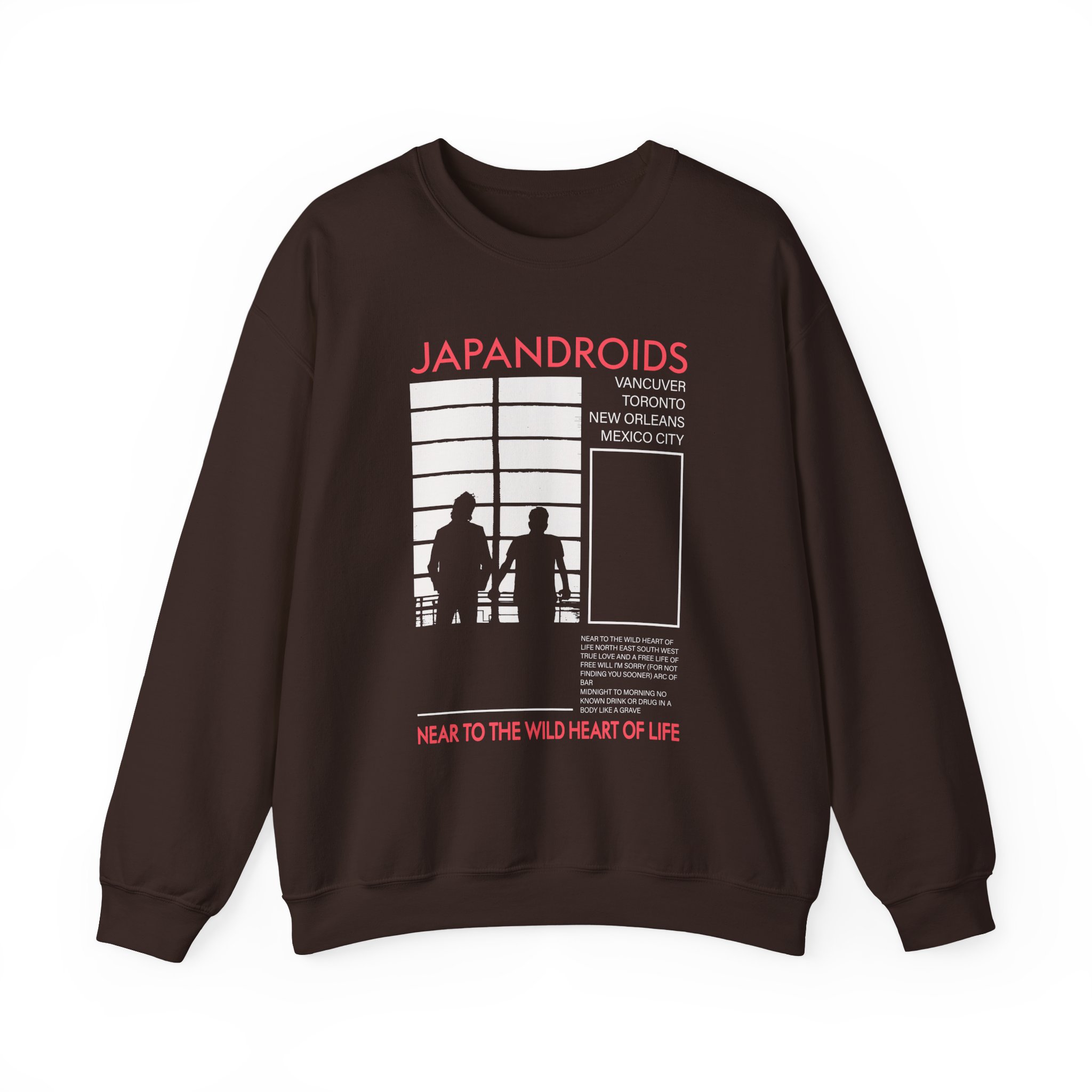 Japandroids Unisex Heavy Blendâ„¢ Crewneck Sweatshirt