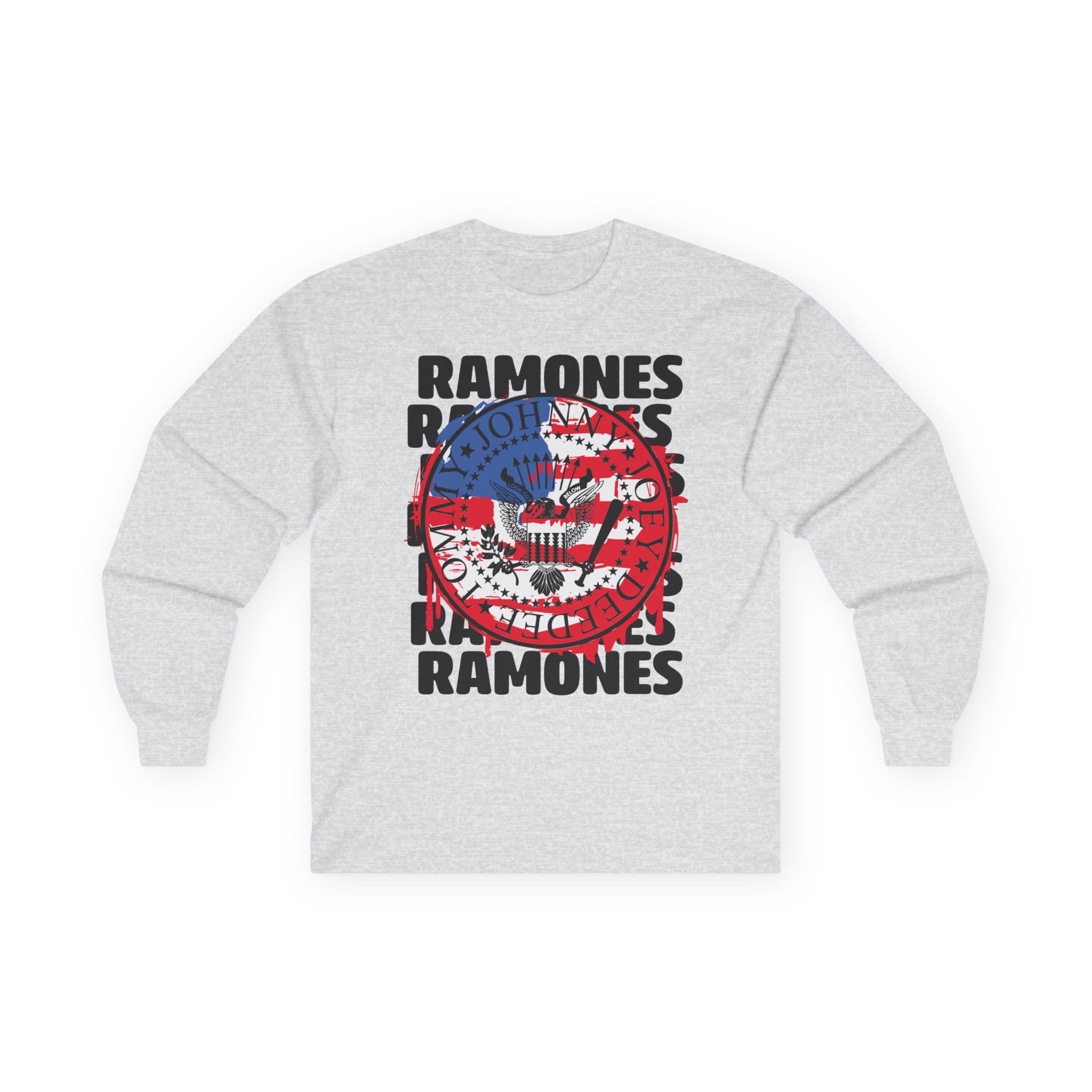 Ramones US Flag Unisex Ultra Cotton Long Sleeve Tee