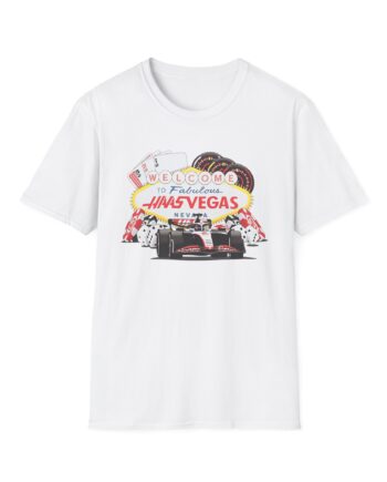 Haas F1 Las Vegas Gp Unisex Softstyle T-Shirt