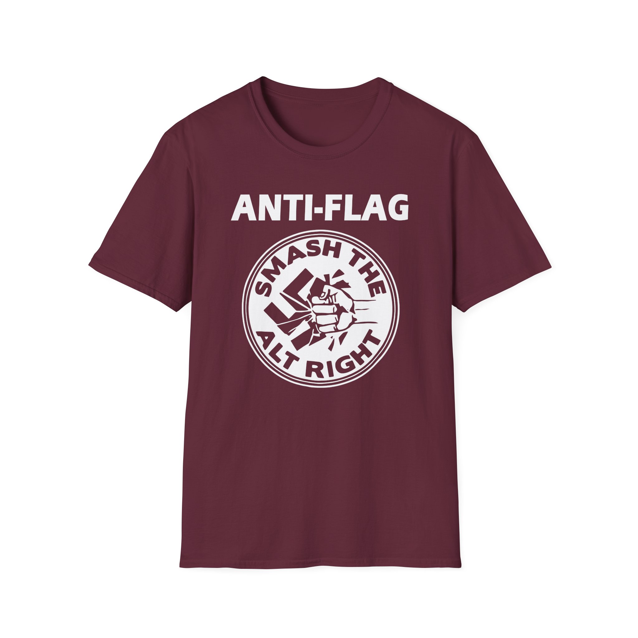 Anti Flag Smash the Alt Right Unisex Softstyle T-Shirt