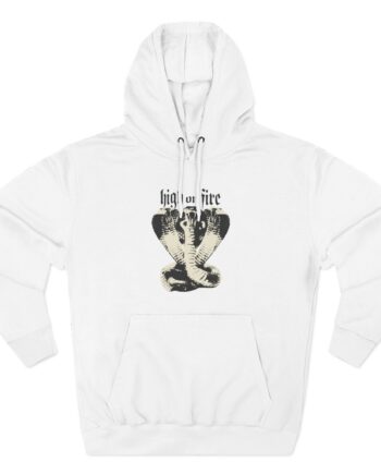 High on Fire Branca Snakes Three-Panel Fleece Hoodie
