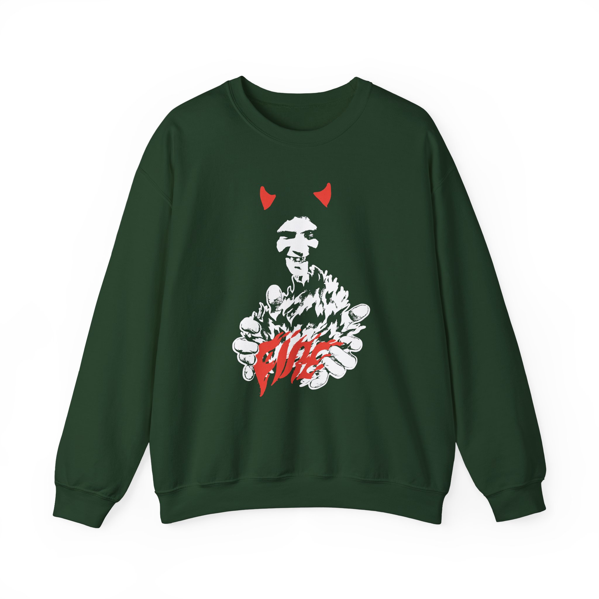 Slowthai Fire Unisex Heavy Blendâ„¢ Crewneck Sweatshirt