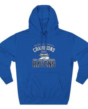 Tree Hill Ravens High School Champions One Tree Hill Three-Panel Fleece Hoodie