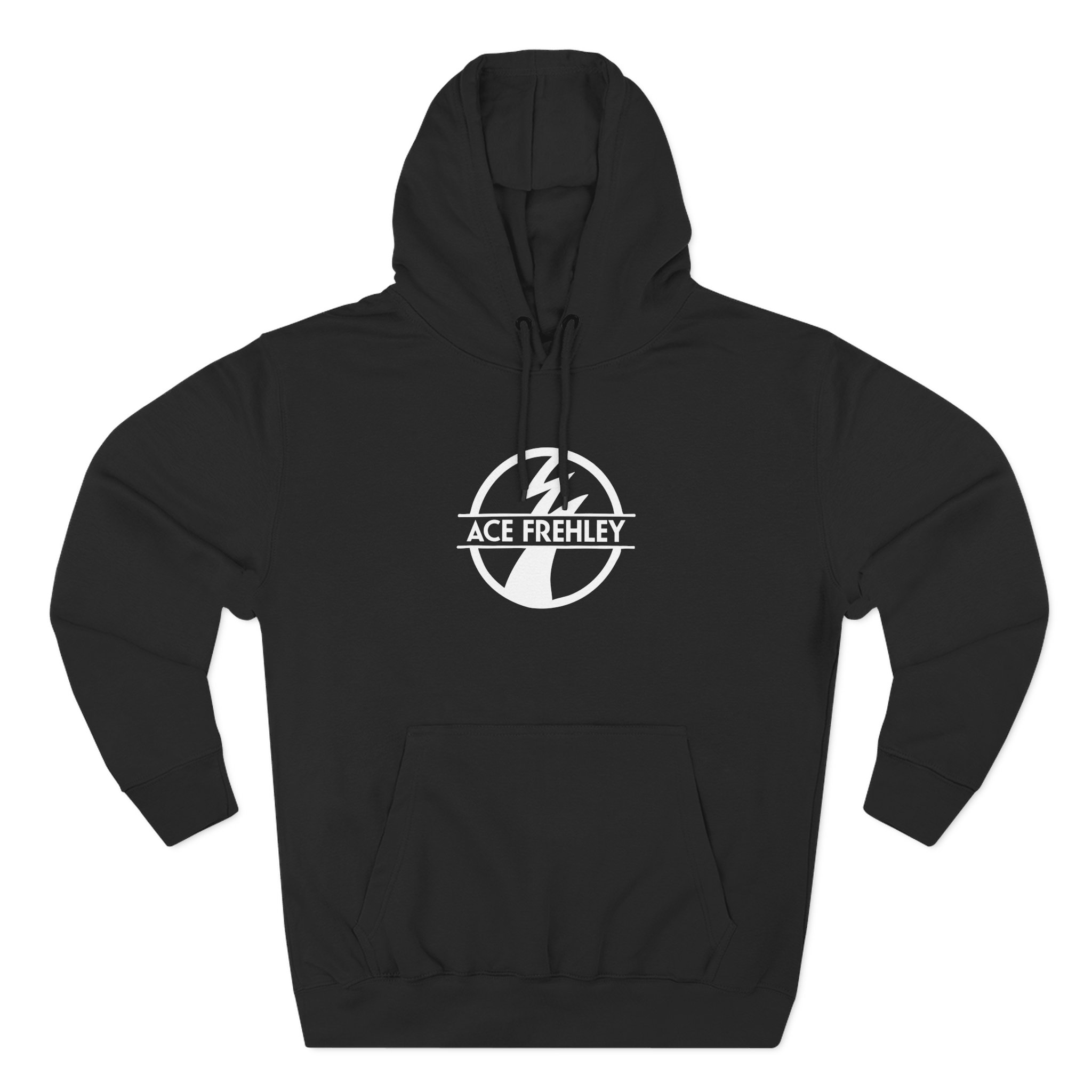 Ace Frehley Logo Three-panel Fleece Hoodie