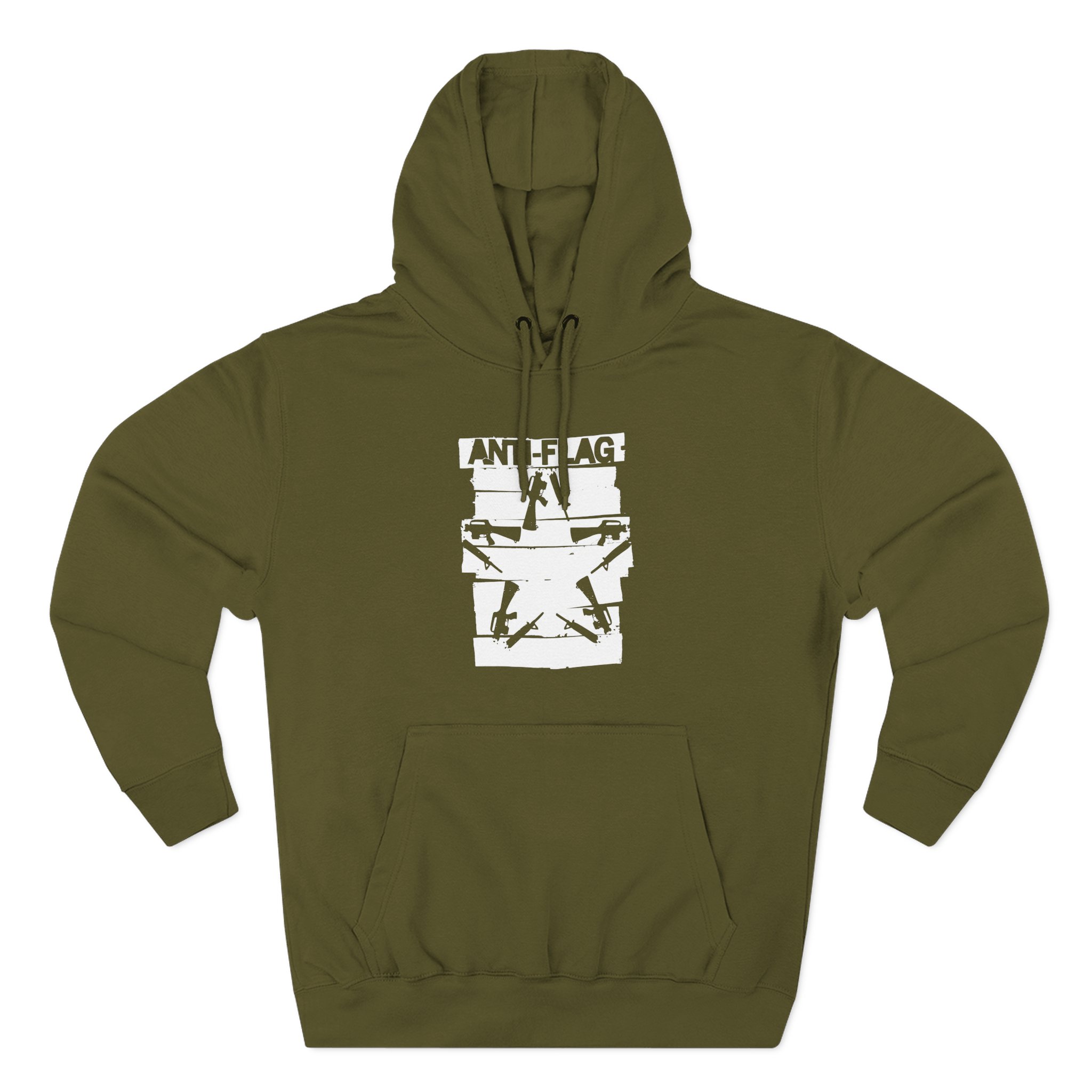 Anti Flag Duct Tape Three-Panel Fleece Hoodie