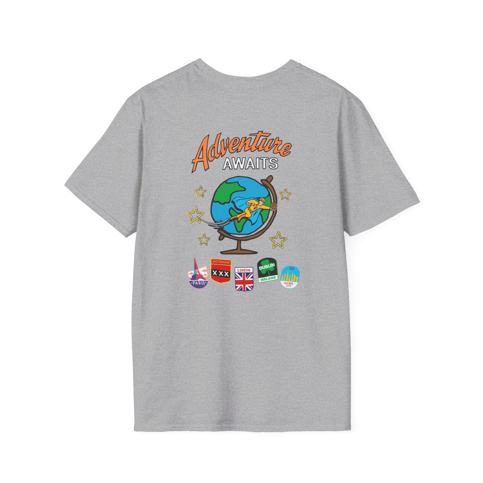 Ryan Trahan One Cent Adventure Awaits Travel Club Unisex Softstyle T-Shirt