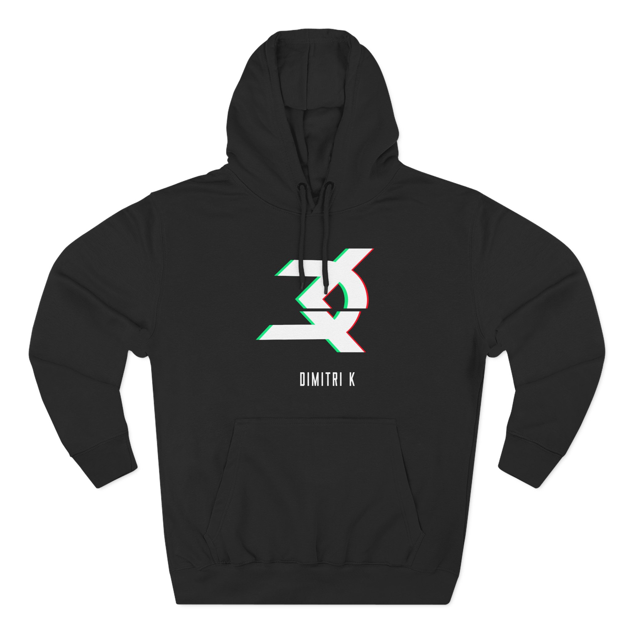Dimitri K Three-Panel Fleece Hoodie