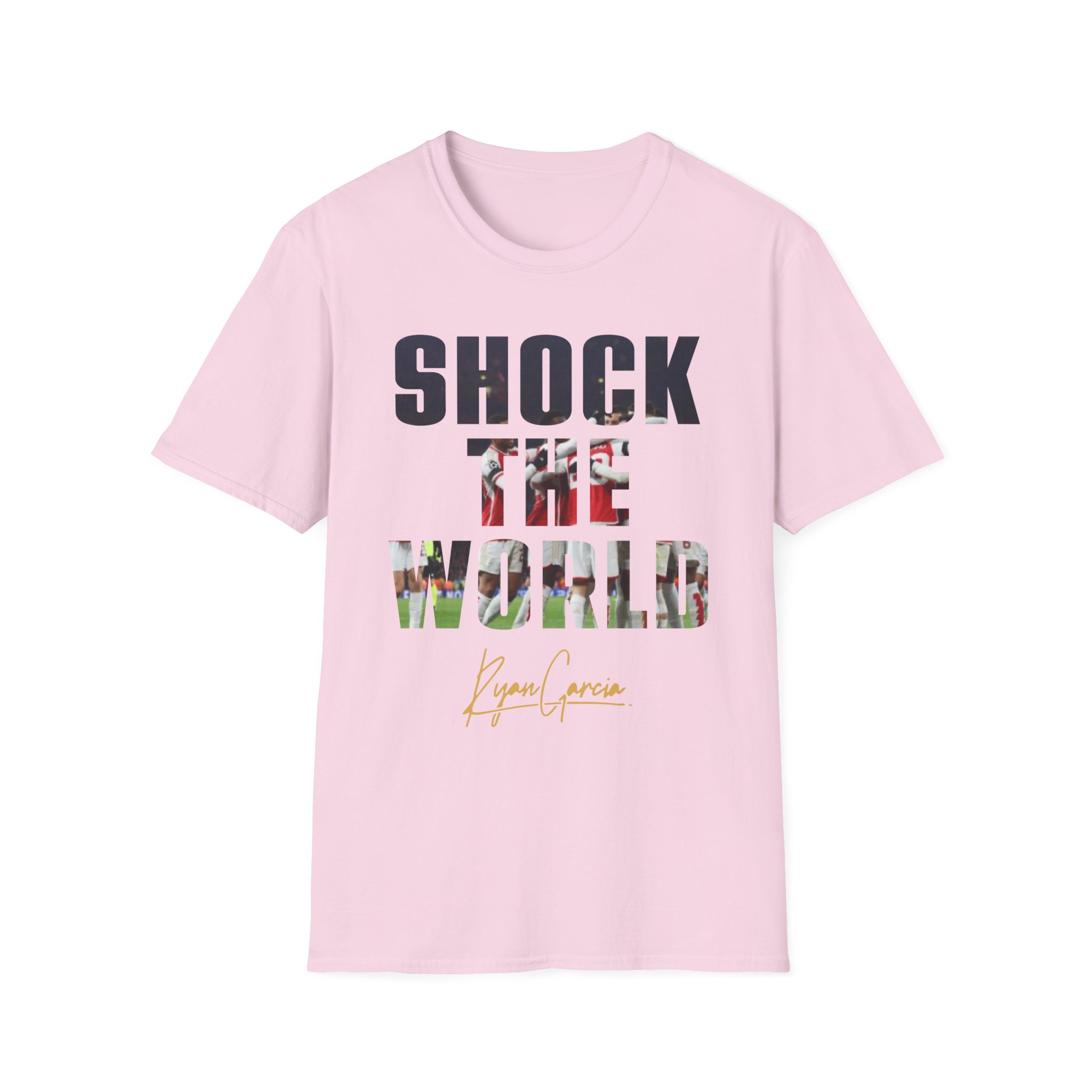 Ryan Garcia shock the world Unisex Softstyle T-Shirt