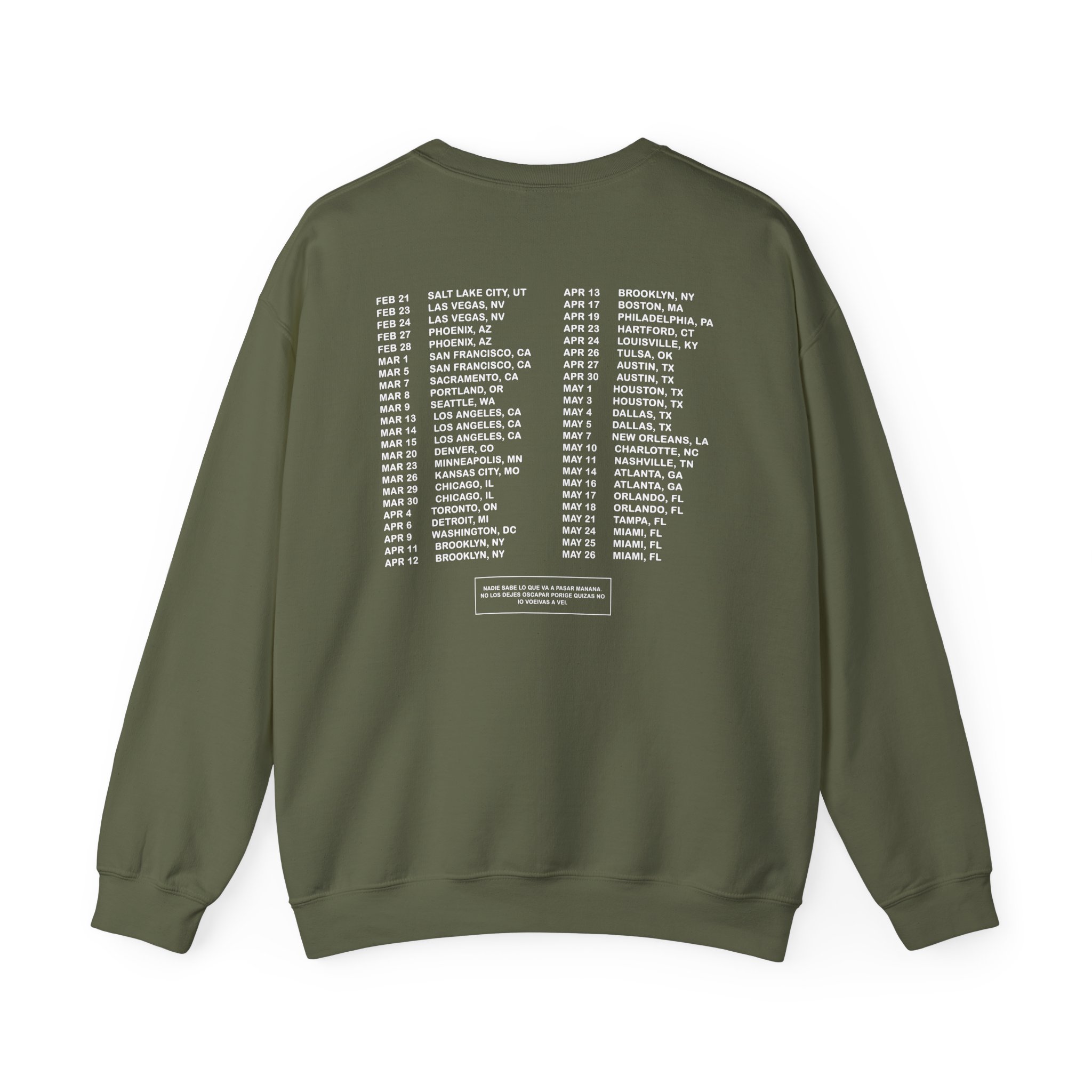 BB Gracias Por Nada Unisex Heavy Blendâ„¢ Crewneck Sweatshirt