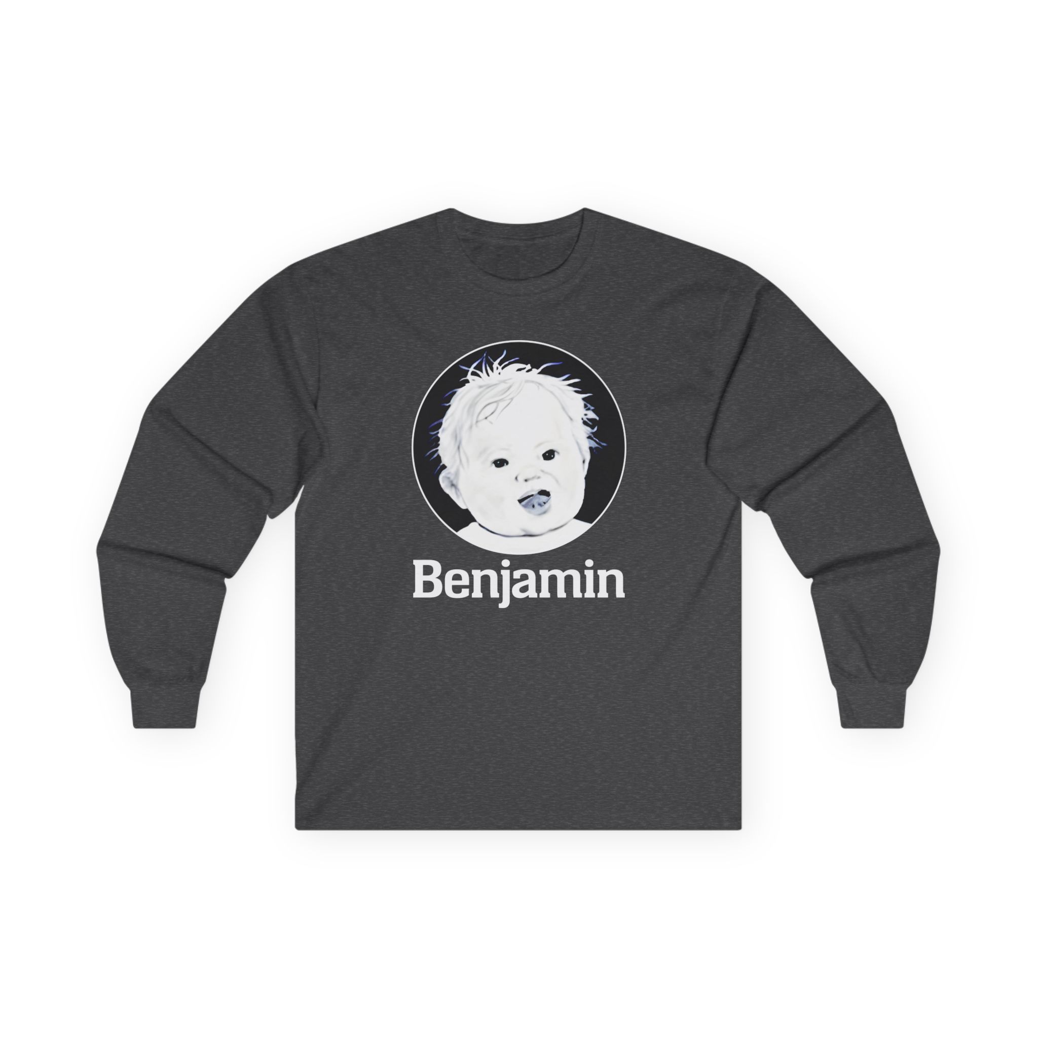 Garrett Watts Baby Benjamin Unisex Ultra Cotton Long Sleeve Tee