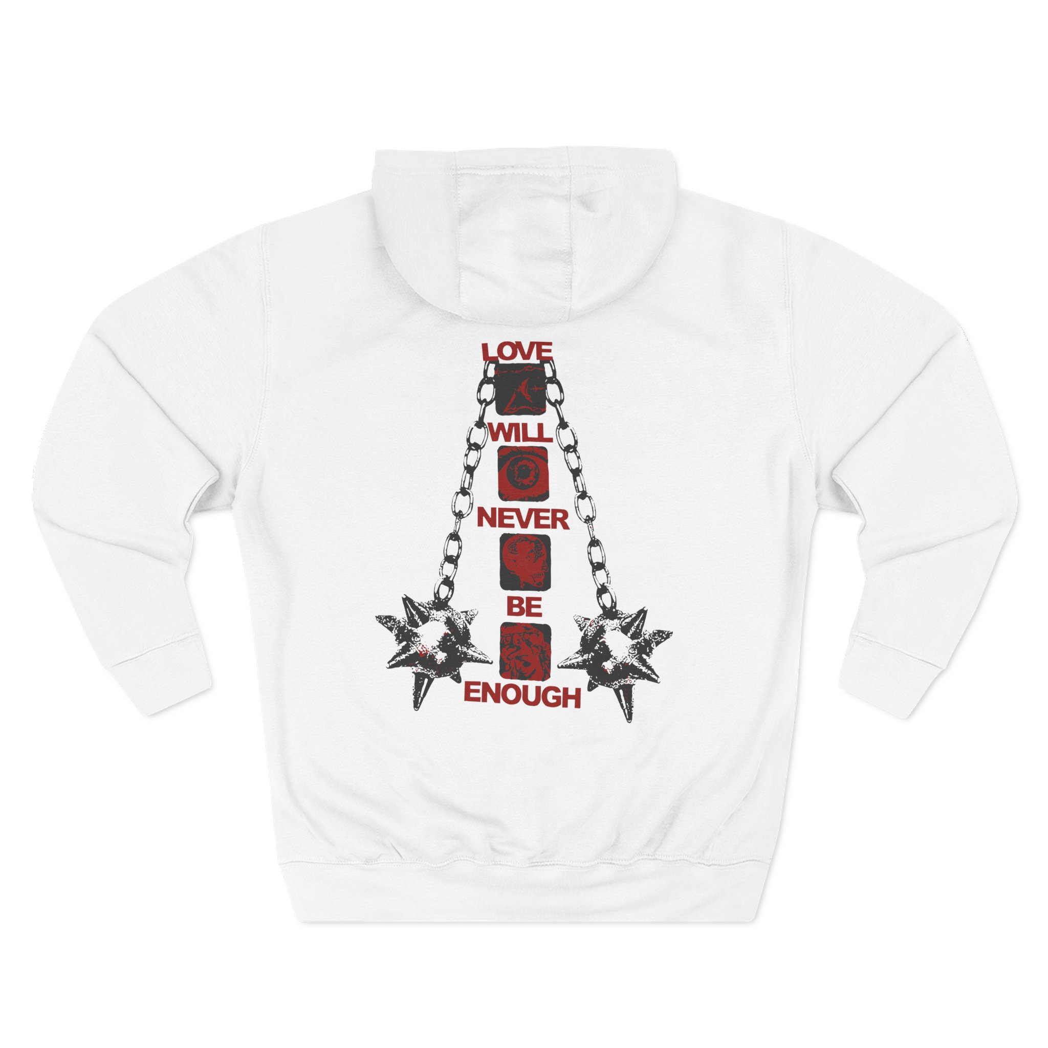 Kublai Khan - Never Enough Sportsgrey Three-Panel Fleece Hoodie