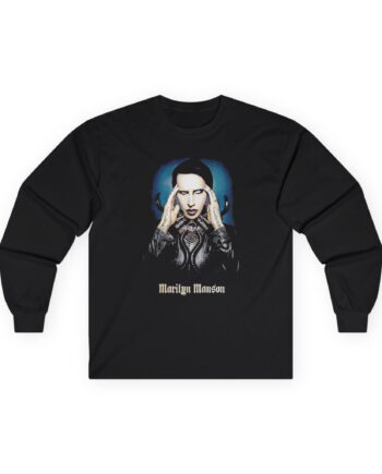 Marilyn Manson Psychic Horns Unisex Ultra Cotton Long Sleeve Tee