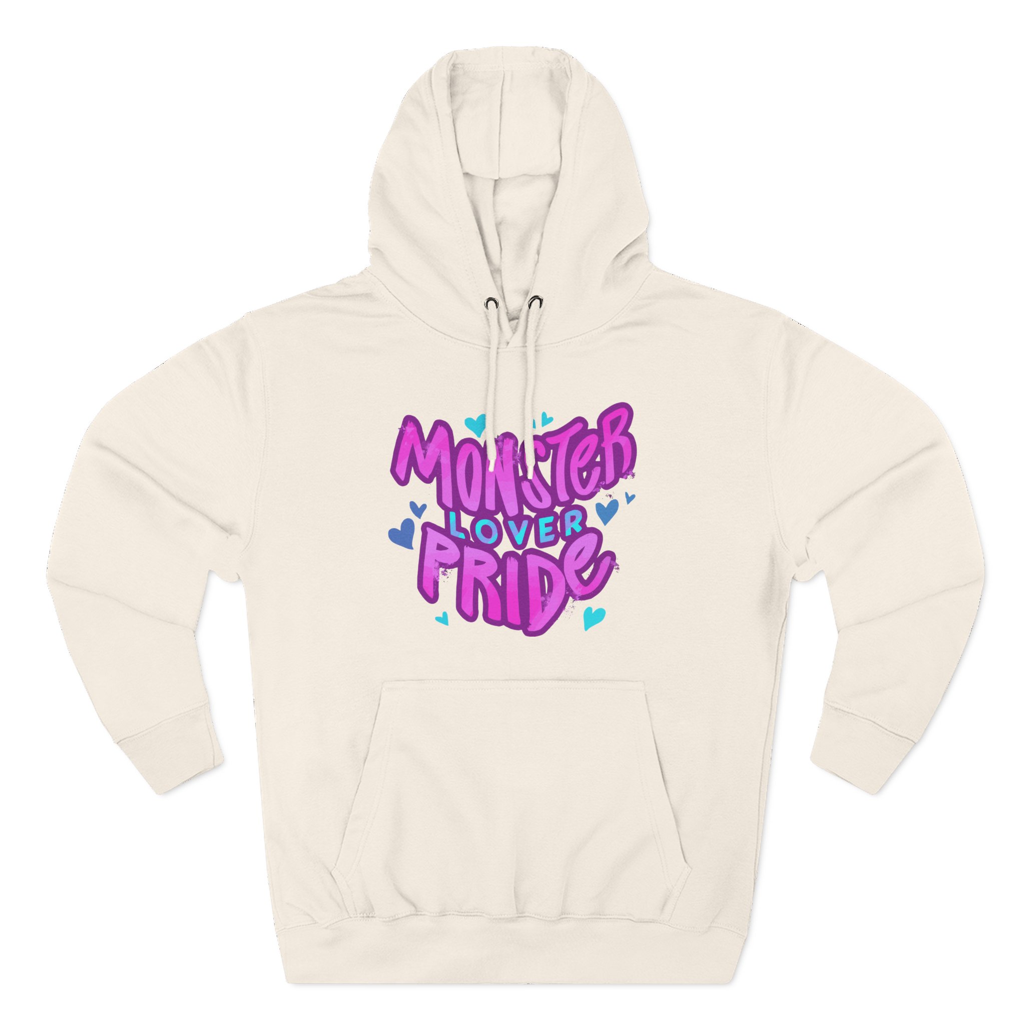 Vivziepop Monster Lover Pride Three-Panel Fleece Hoodie