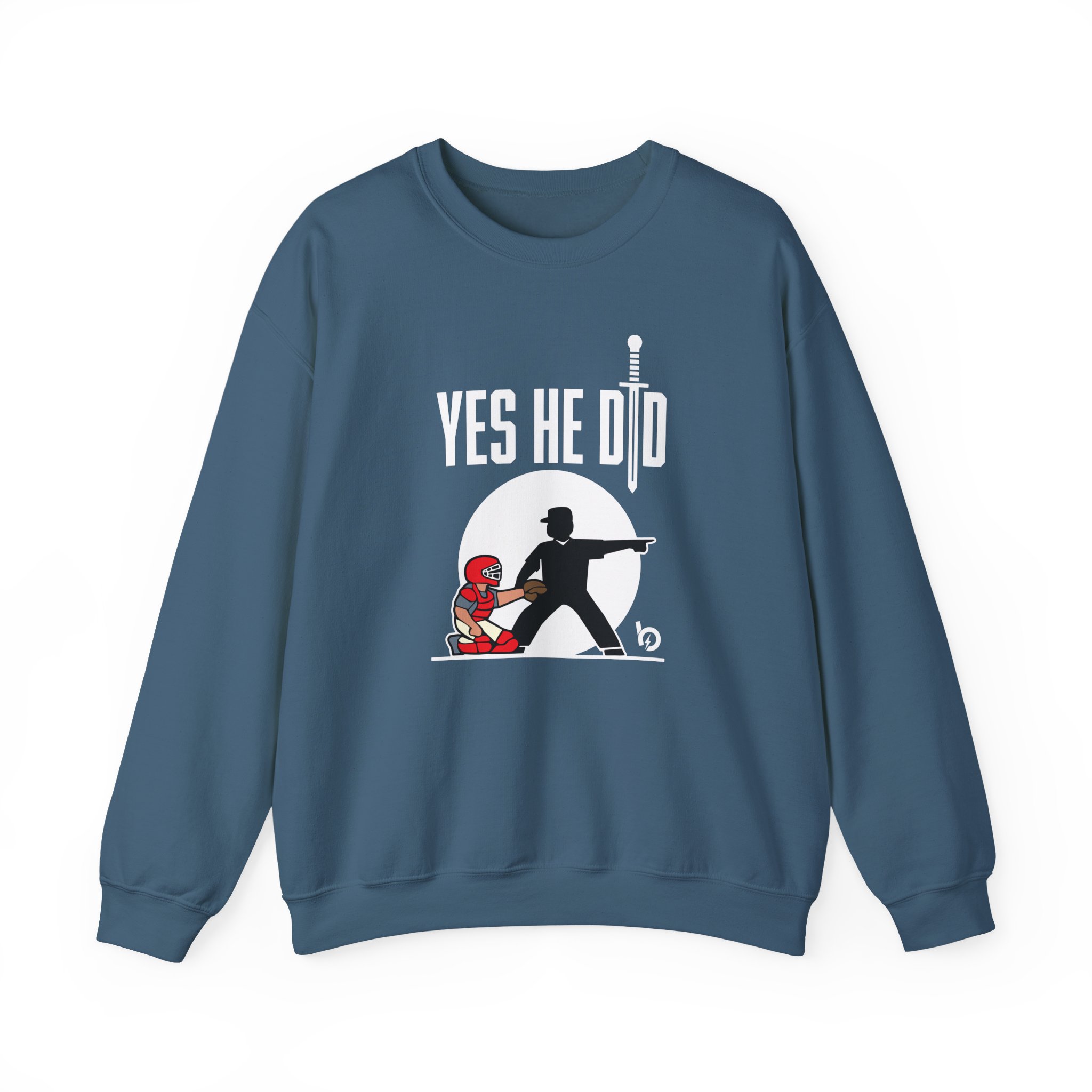 Trevor Bauer Yes He Did Unisex Heavy Blendâ„¢ Crewneck Sweatshirt
