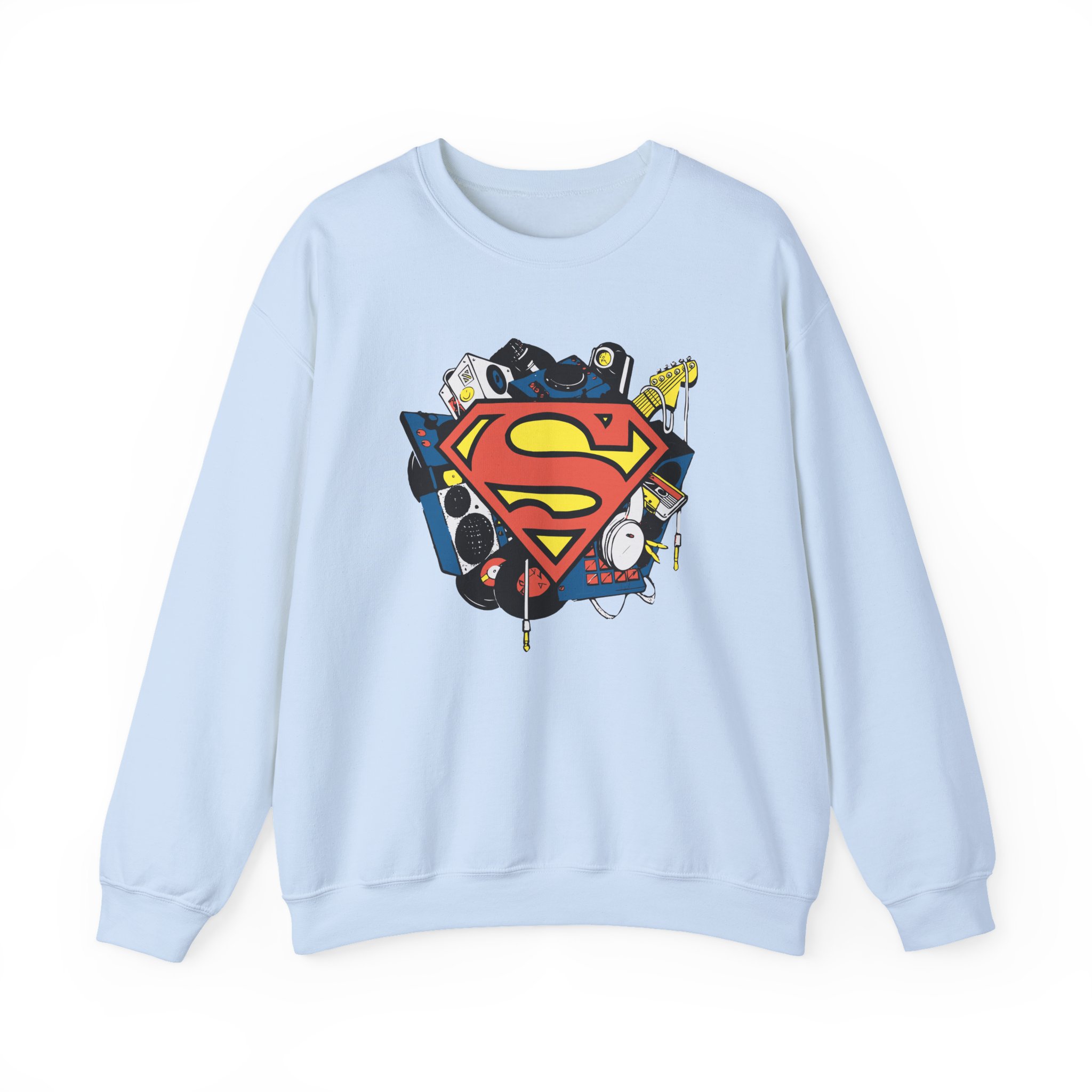 Kaskade X Superman Musician Unisex Heavy Blendâ„¢ Crewneck Sweatshirt