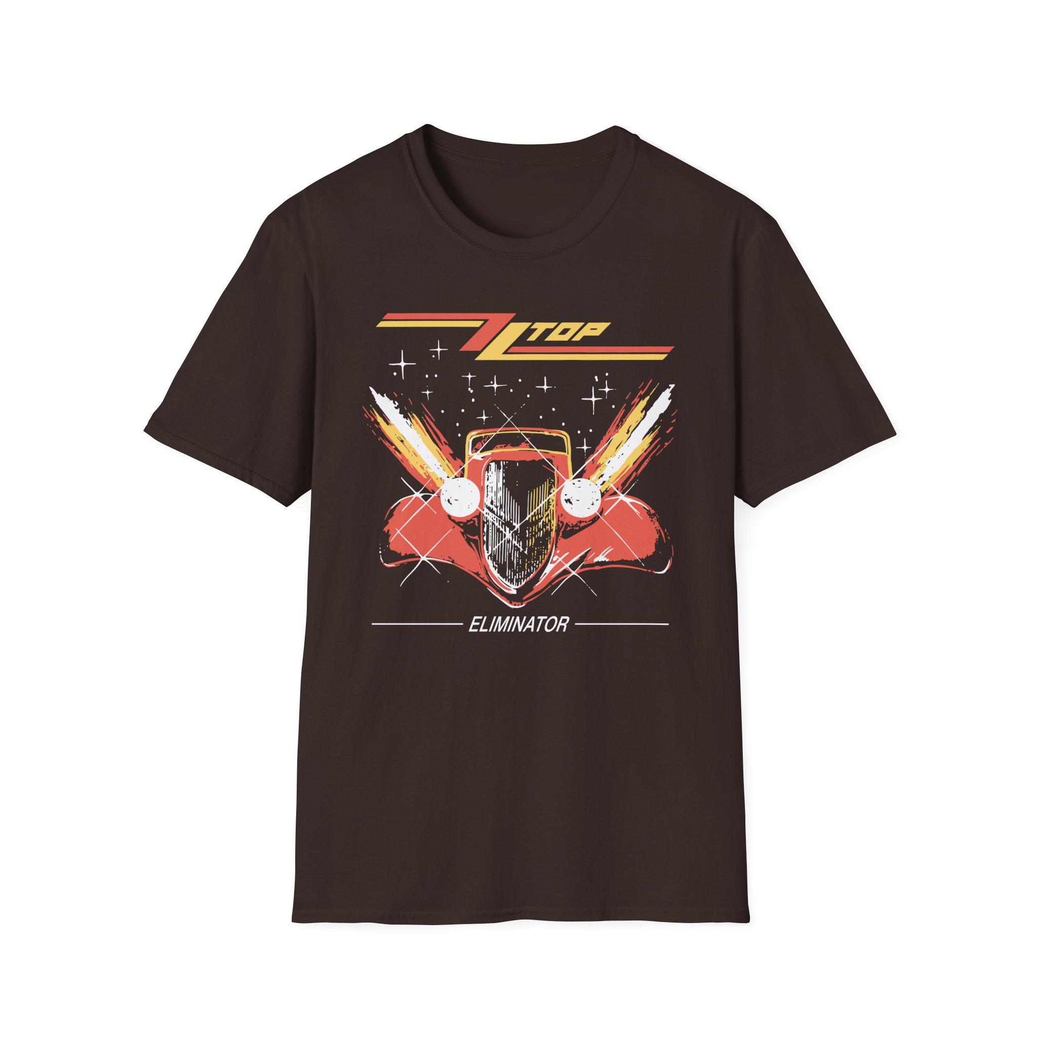 ZZ Top Eliminator Illustrated Unisex Softstyle T-Shirt