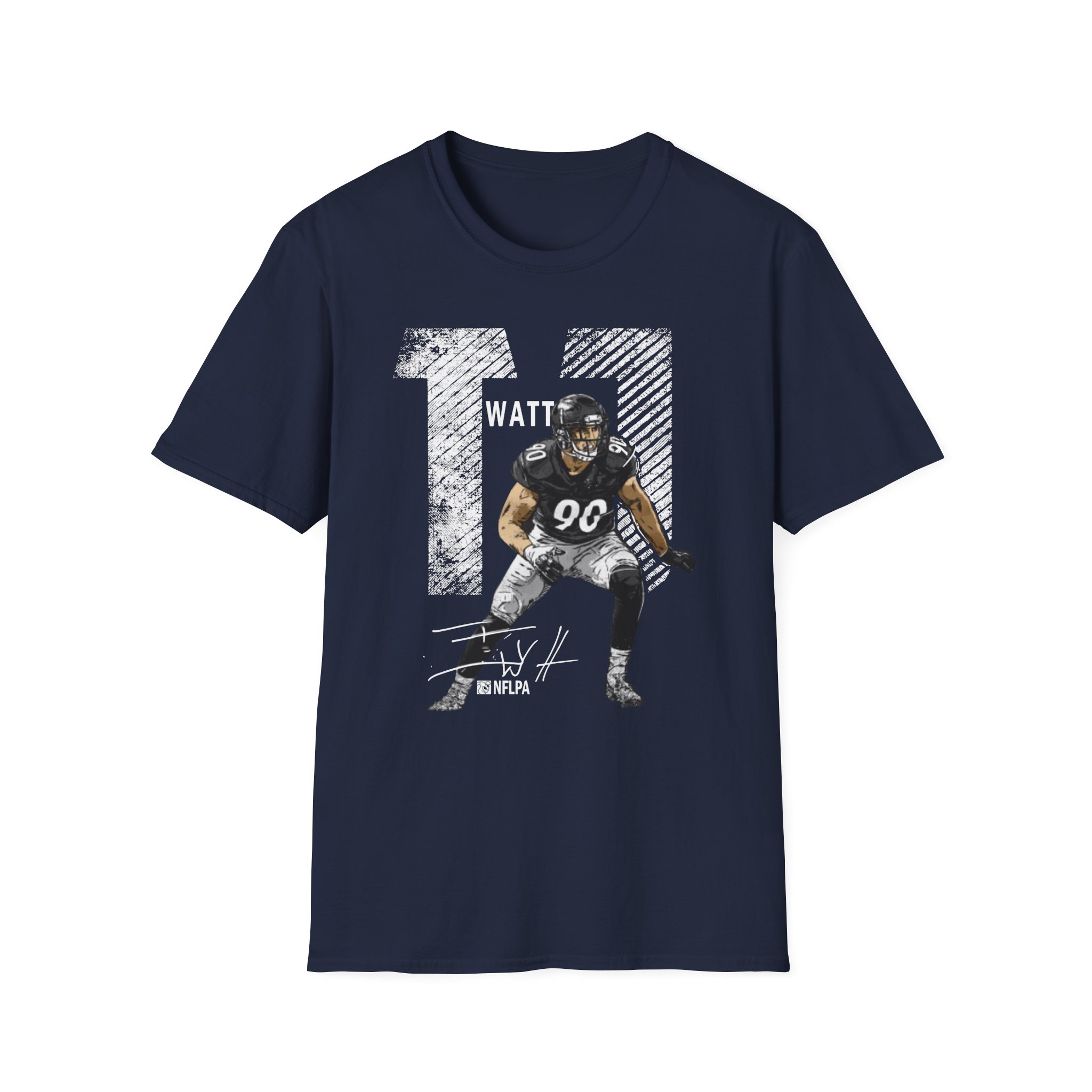 Tj Watt Mega Bold Unisex Softstyle T-Shirt