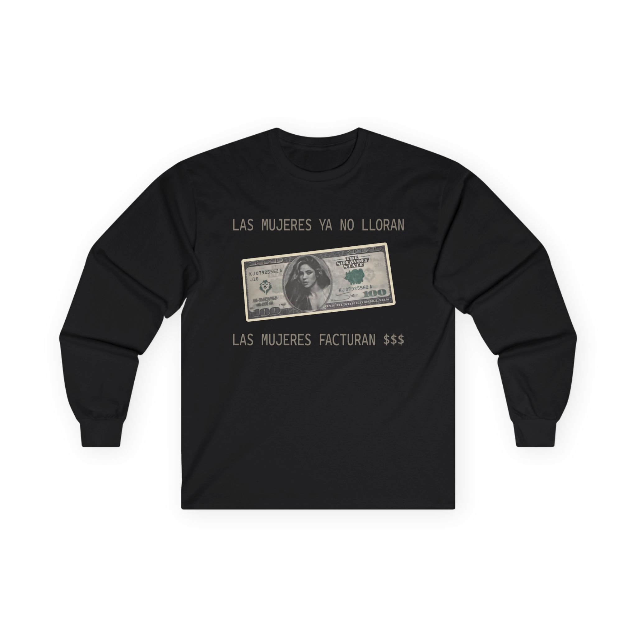 Shakira Dollar Bill Unisex Ultra Cotton Long Sleeve Tee