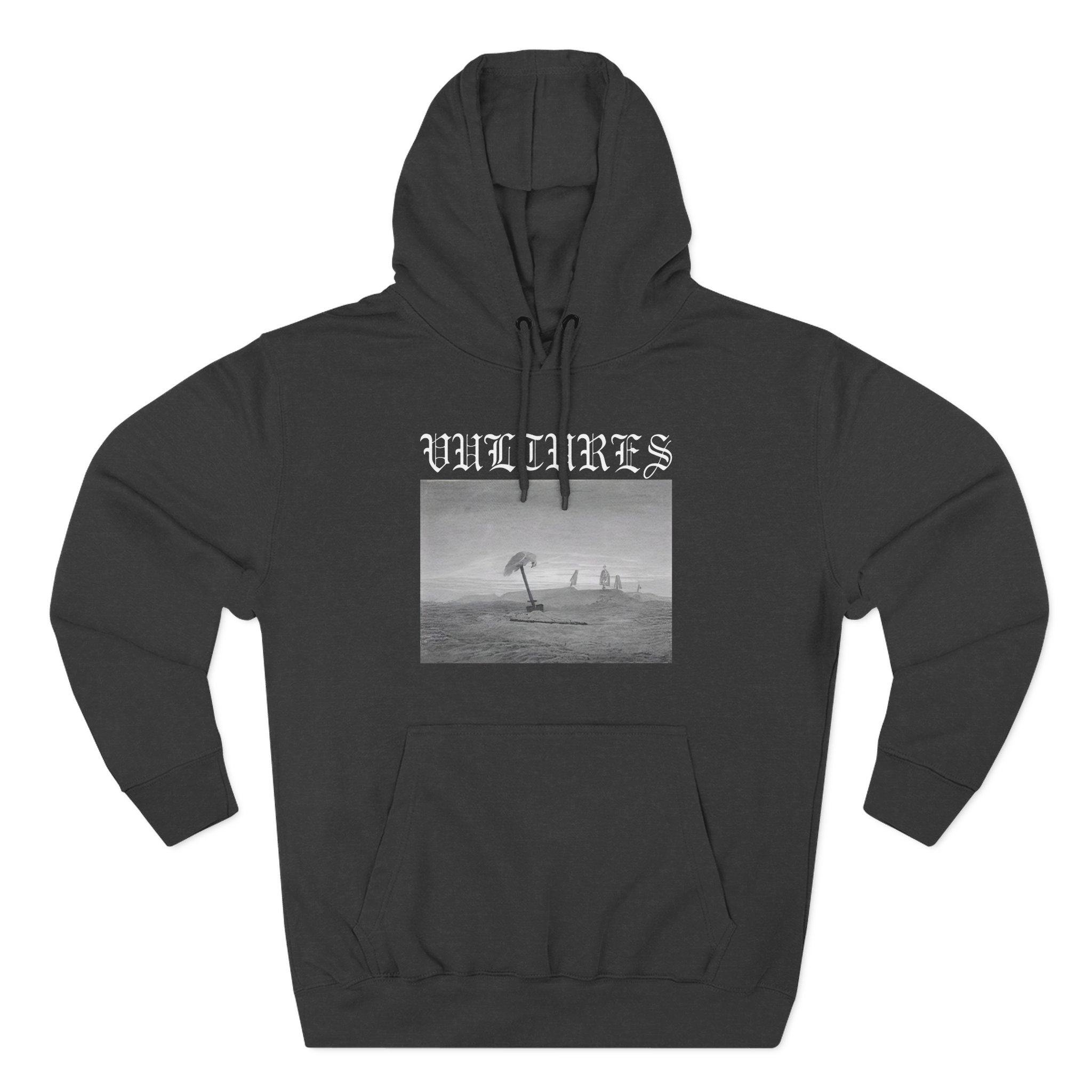 Vultures Three-Panel Fleece Hoodie