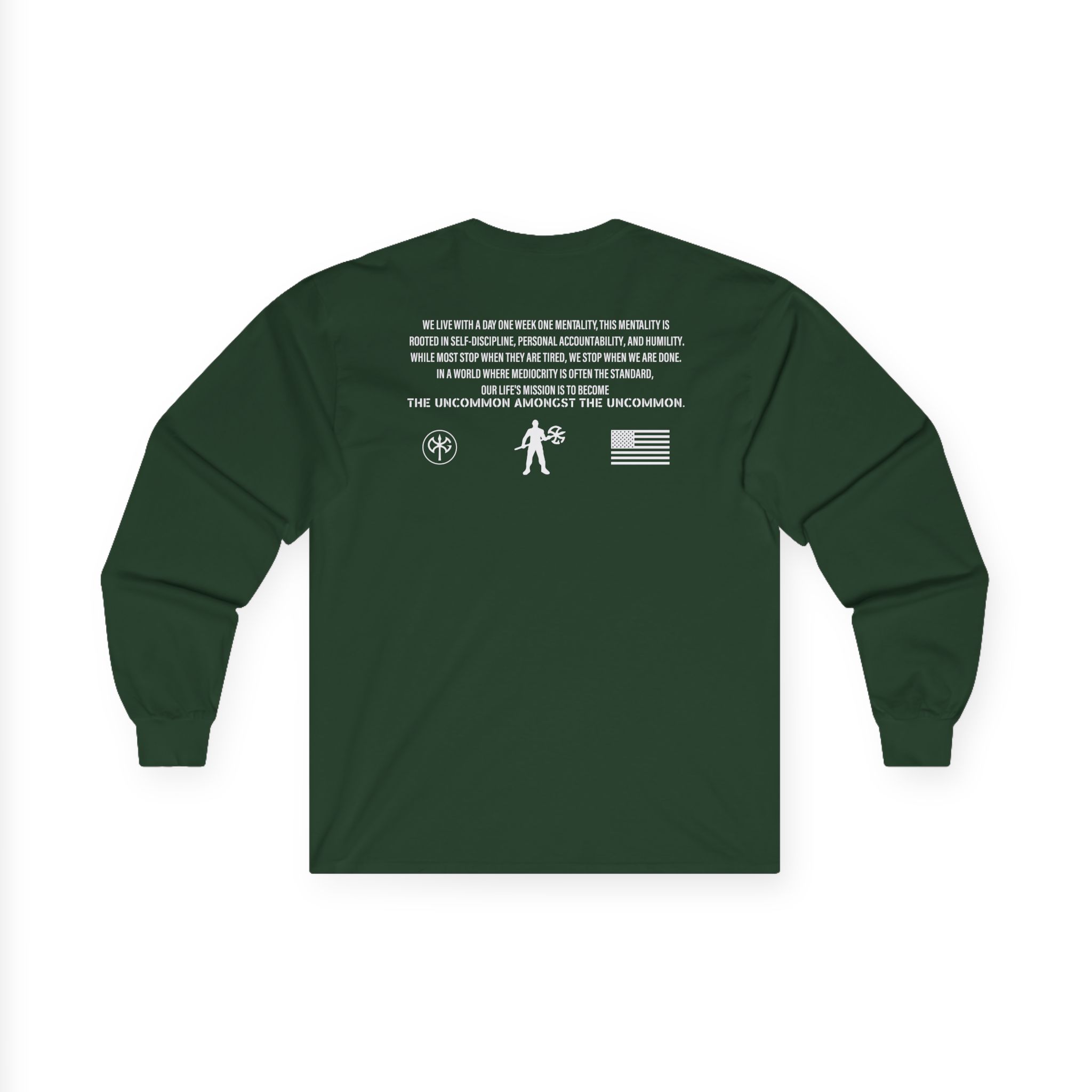 David Goggins Ethos Slogan Unisex Ultra Cotton Long Sleeve Tee