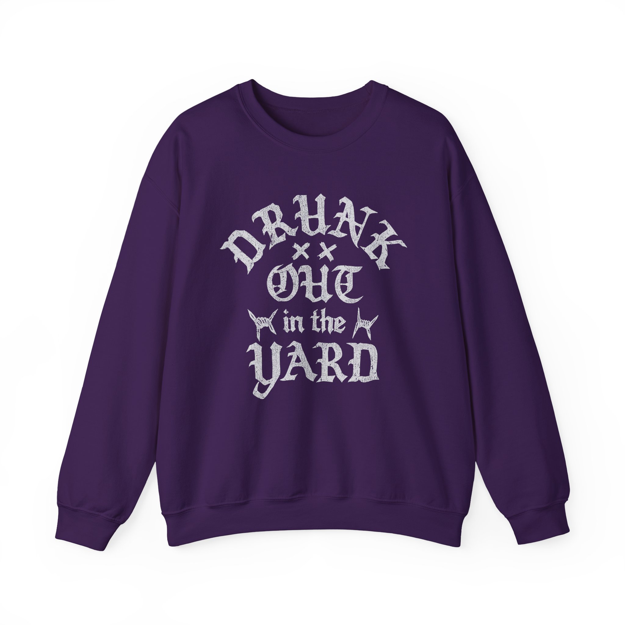 Hardy Drunk Out in the Yard Unisex Heavy Blendâ„¢ Crewneck Sweatshirt