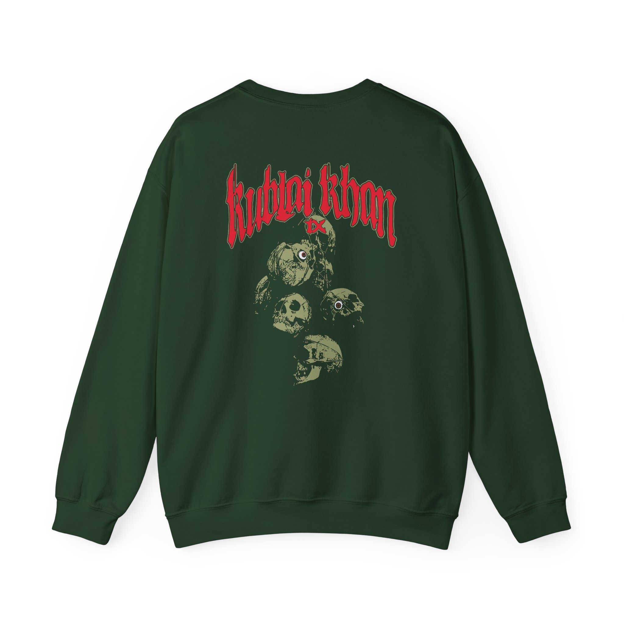 Kublai Khan - Skull Unisex Heavy Blendâ„¢ Crewneck Sweatshirt
