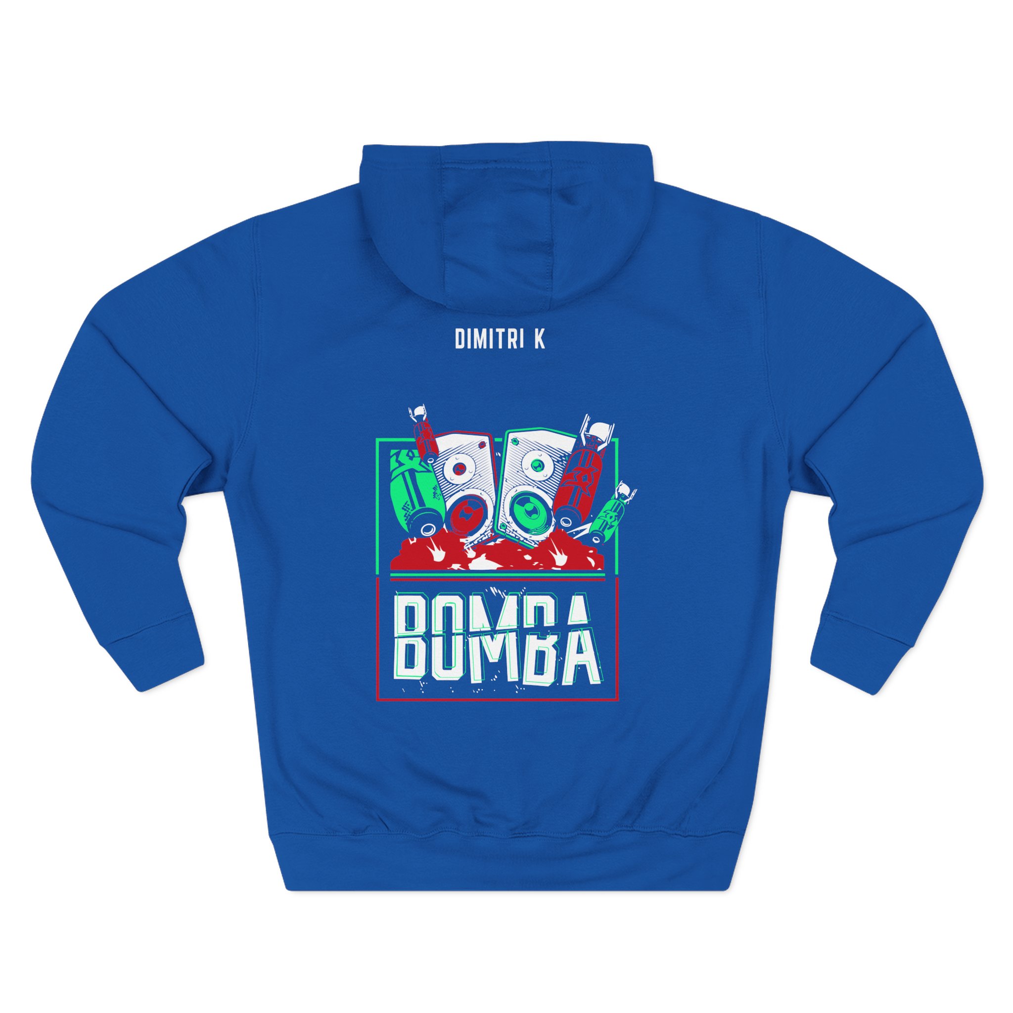 Dimitri K Bomba Three-Panel Fleece Hoodie