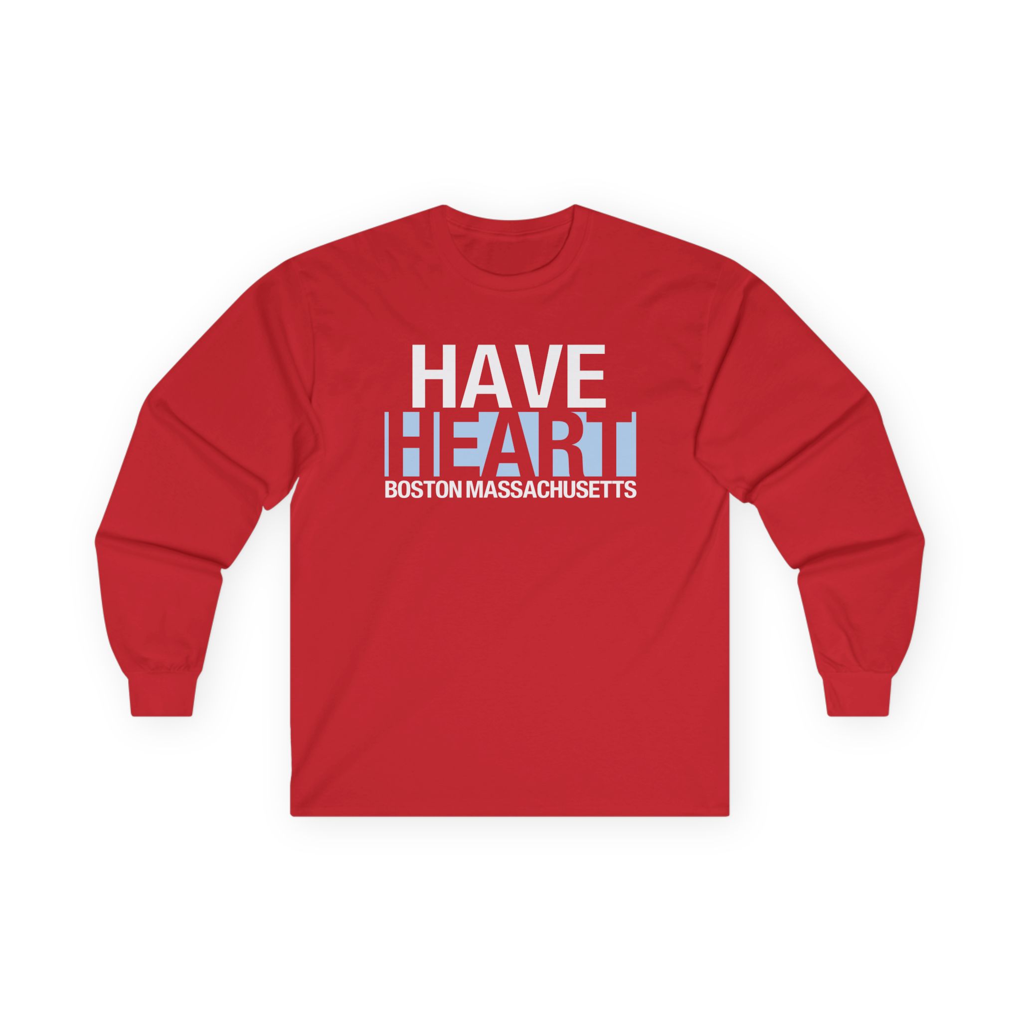Have Heart Boston Massachusetts Unisex Ultra Cotton Long Sleeve Tee