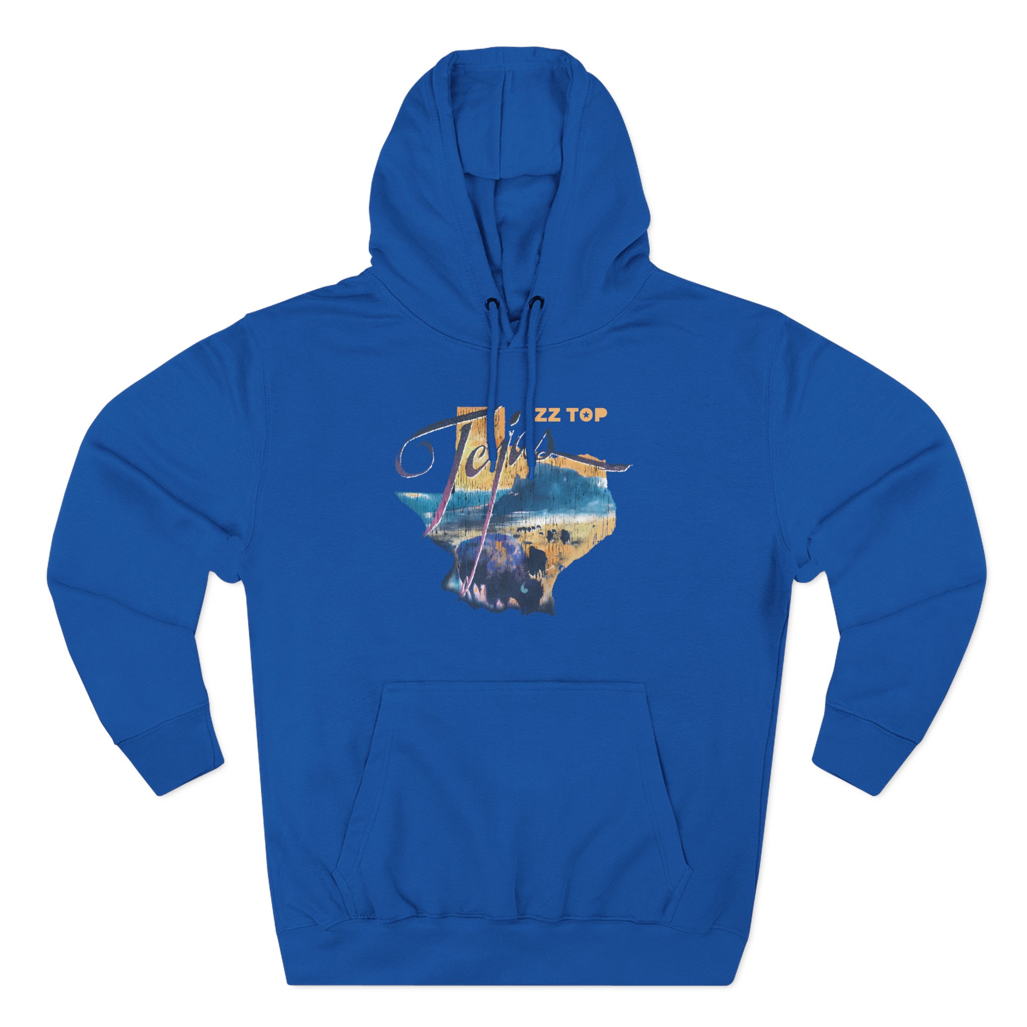 ZZ Top Tejas Three-Panel Fleece Hoodie