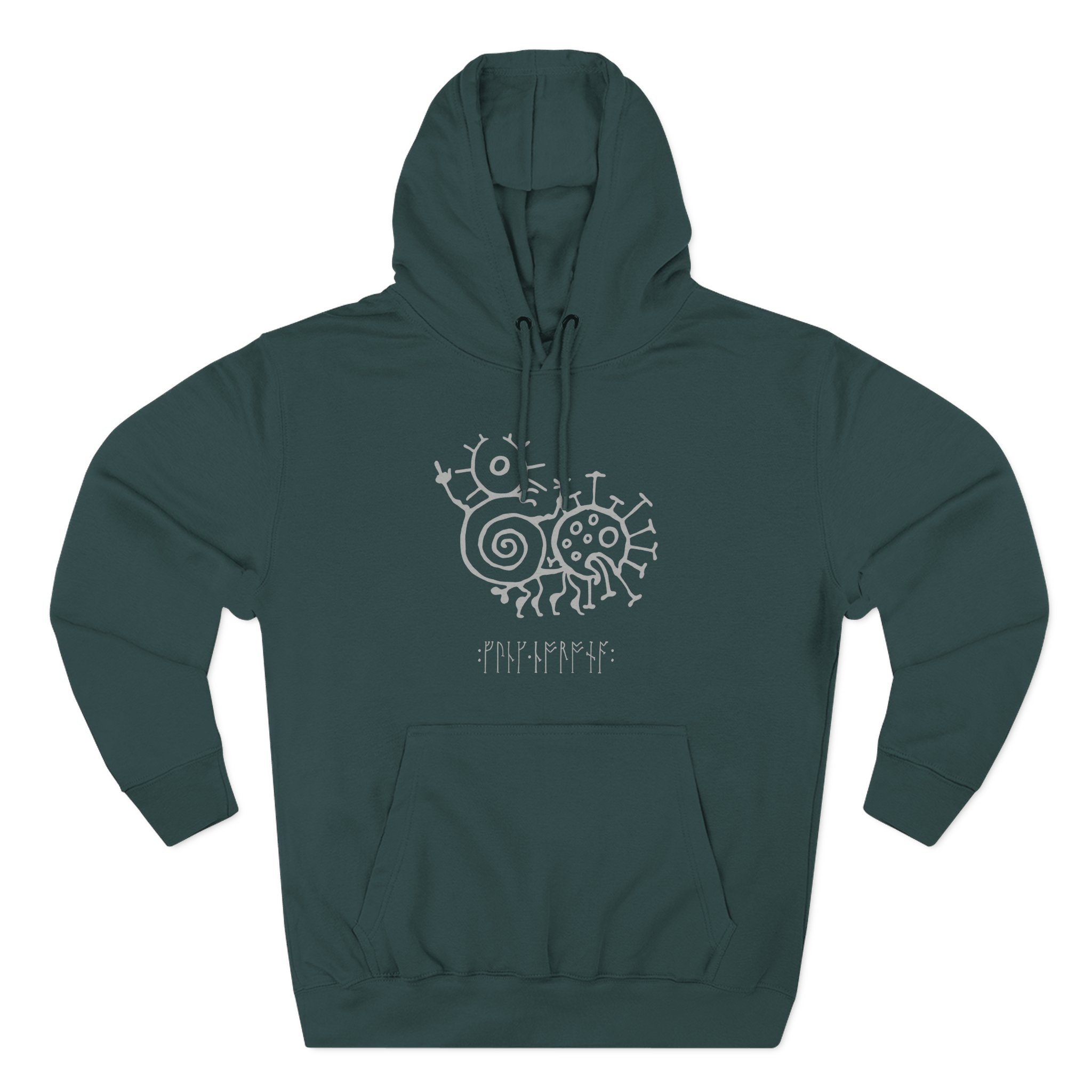 Heilung Fuck Corona Three-Panel Fleece Hoodie