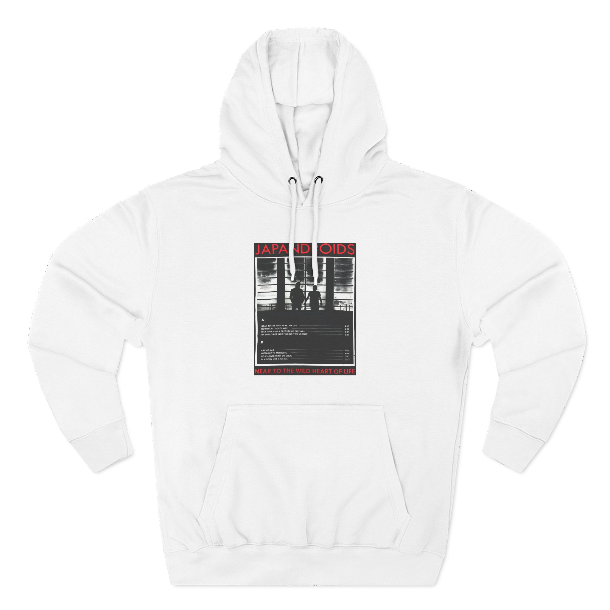 Japandroids Near to the Wild Heart of Life Three-Panel Fleece Hoodie