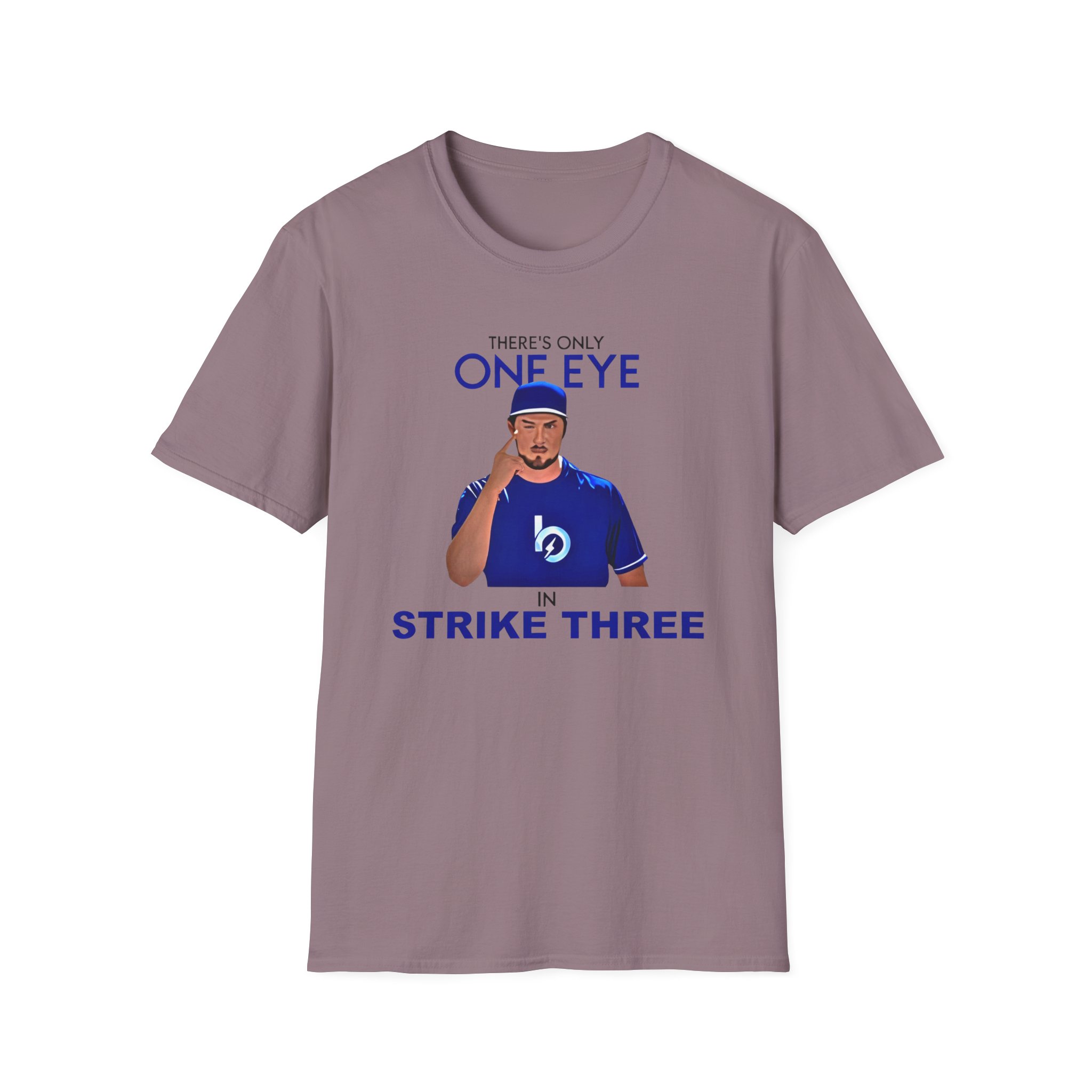 Trevor Bauer There’s Only One Eye in Strike Three Unisex Softstyle T-Shirt