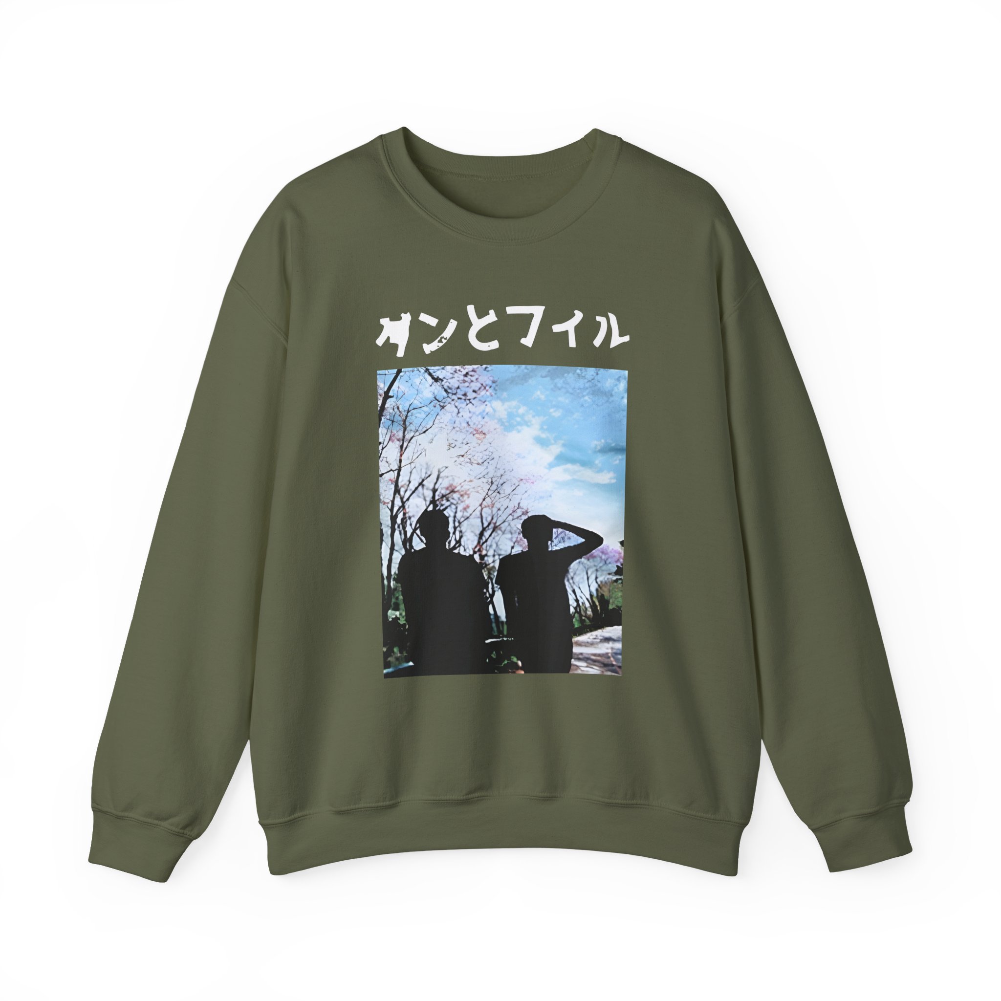 Dan and Phil Blossom Unisex Heavy Blendâ„¢ Crewneck Sweatshirt