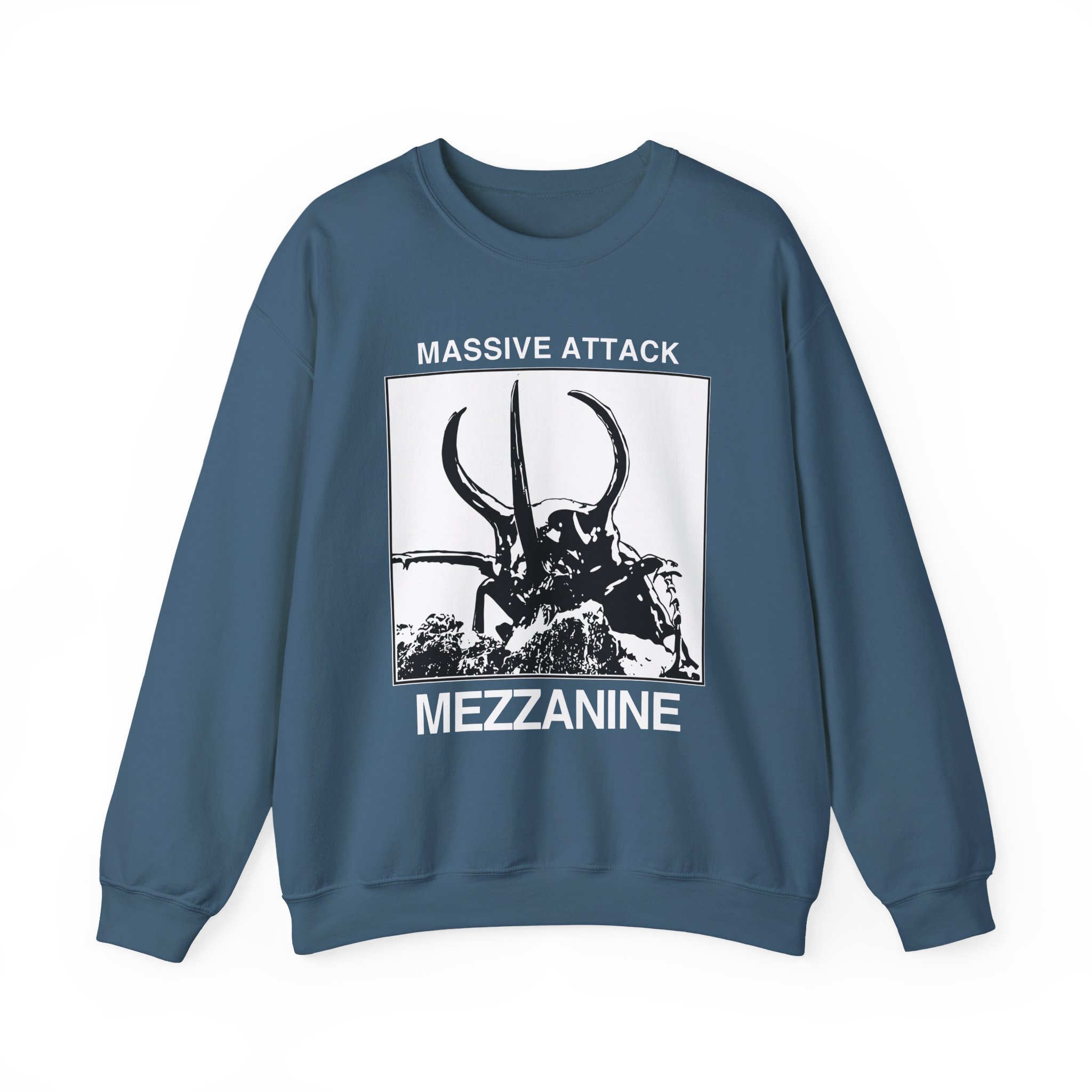 Massive Attack Mezzanine Unisex Heavy Blendâ„¢ Crewneck Sweatshirt