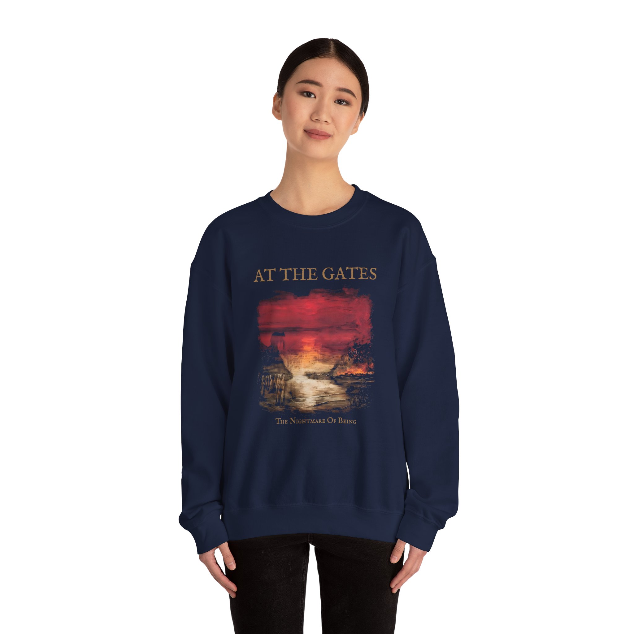 At the Gates the Nightmare of Being Unisex Heavy Blend Crewneck Sweatshirt