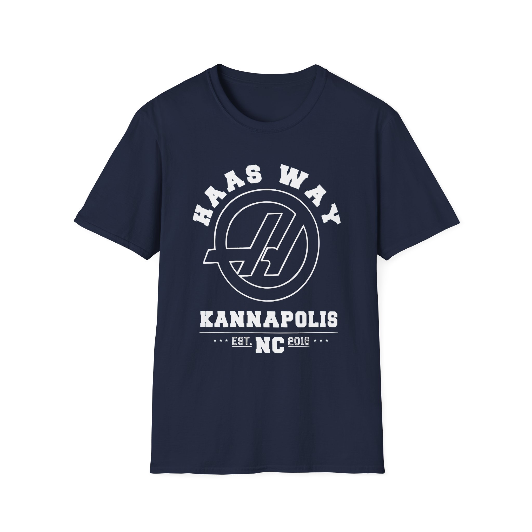 Haas F1 Haas Way Kannapolis Unisex Softstyle T-Shirt