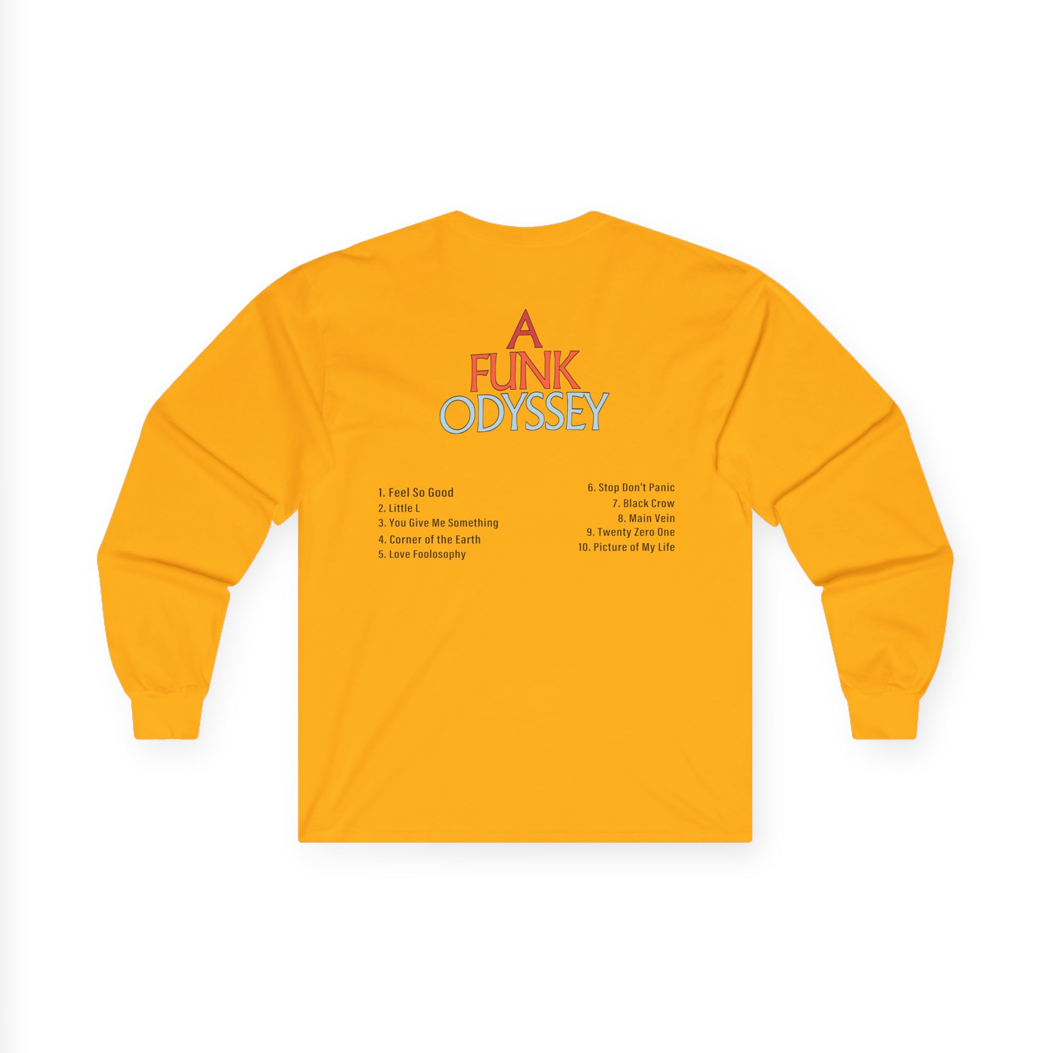 J Funk Odyssey Tracklist Unisex Ultra Cotton Long Sleeve Tee
