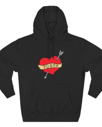 Porfa Lovestruck Three-Panel Fleece Hoodie