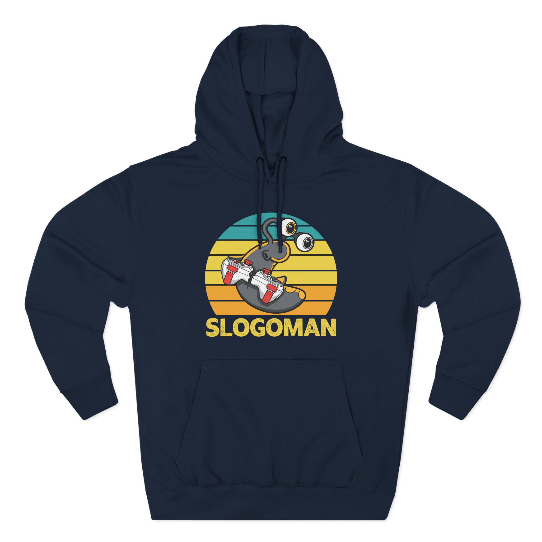 Slogoman Three-Panel Fleece Hoodie