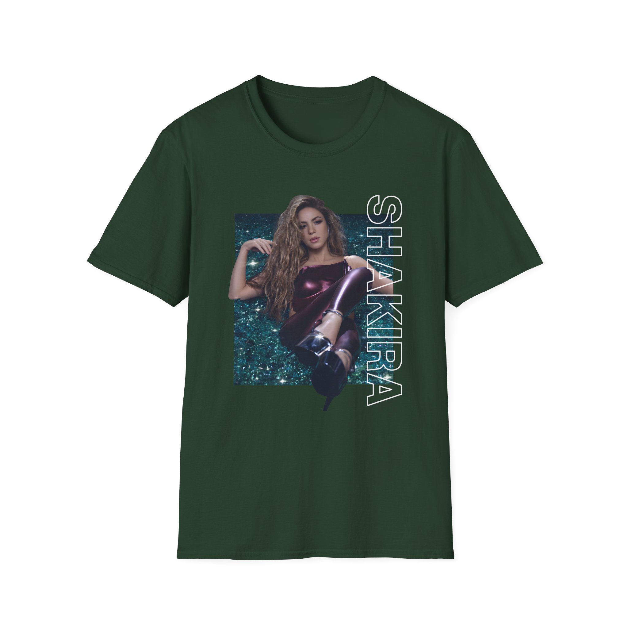 Shakira Emerald Unisex Softstyle T-Shirt