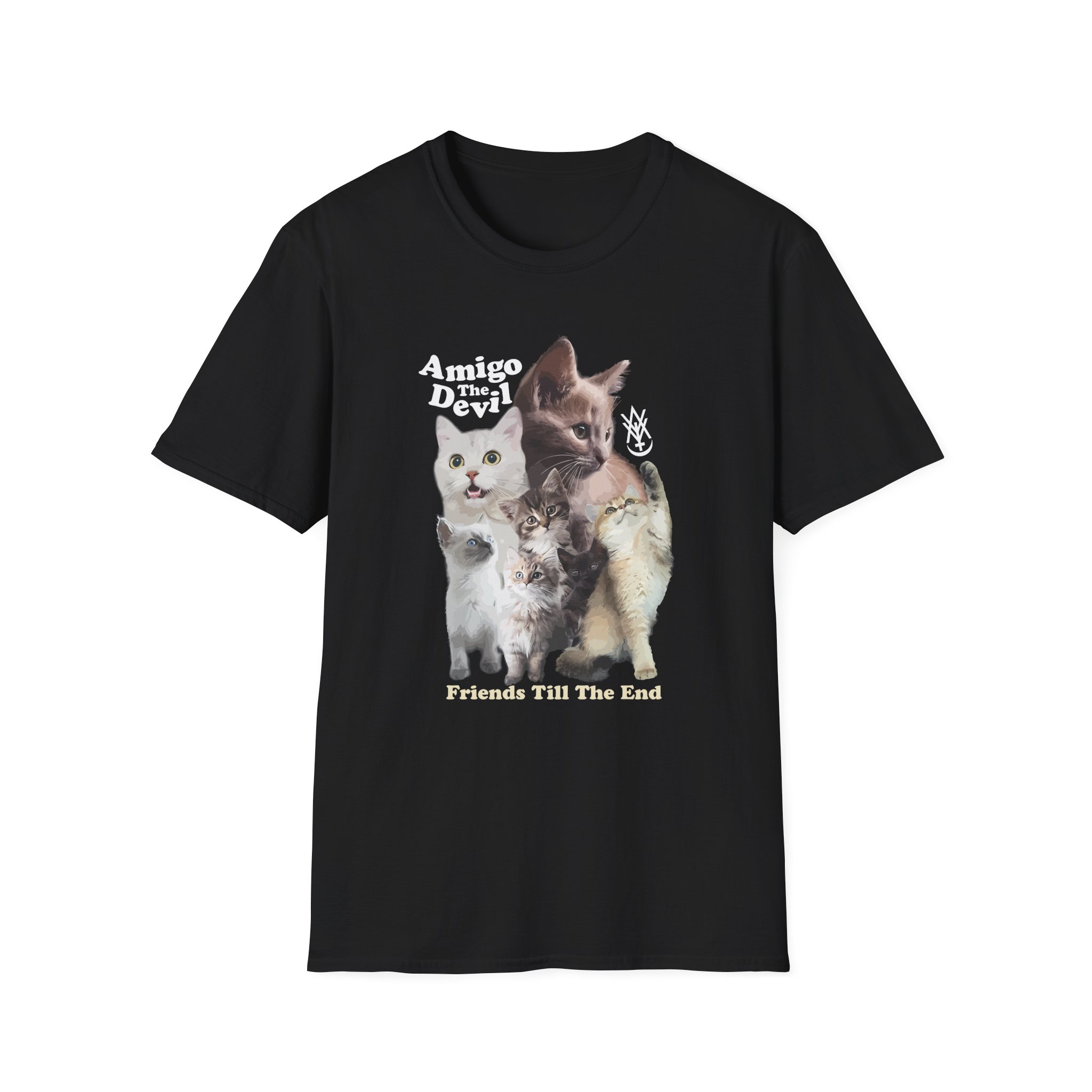 Amigo the Devil Too Many Puppies Unisex Softstyle T-Shirt